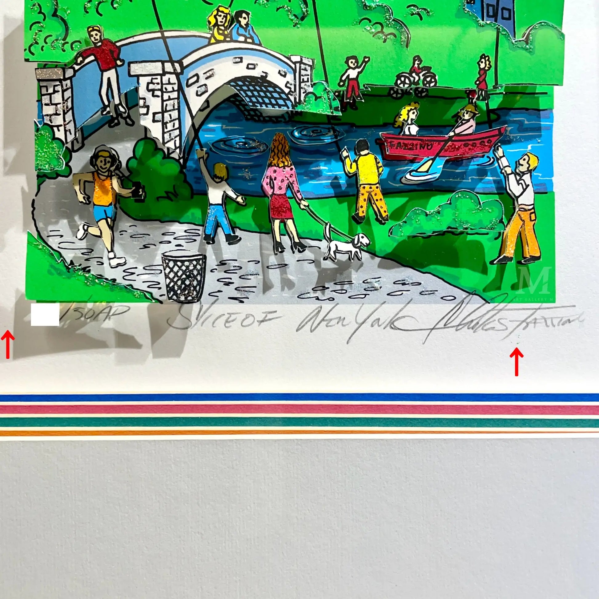 チャールズ・ファジーノ (Charles Fazzino)「A Slice of New York」ART チャールズ・ファジーノ (Charles Fazzino)「A Slice of New York」ART