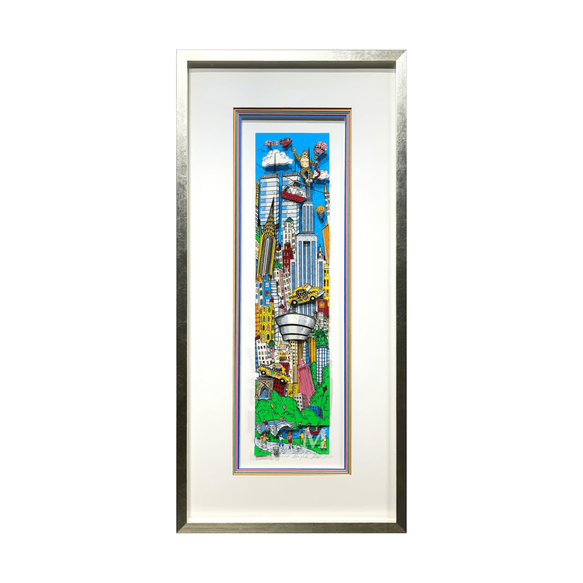 チャールズ・ファジーノ (Charles Fazzino)「A Slice of New York」ART チャールズ・ファジーノ (Charles Fazzino)「A Slice of New York」ART