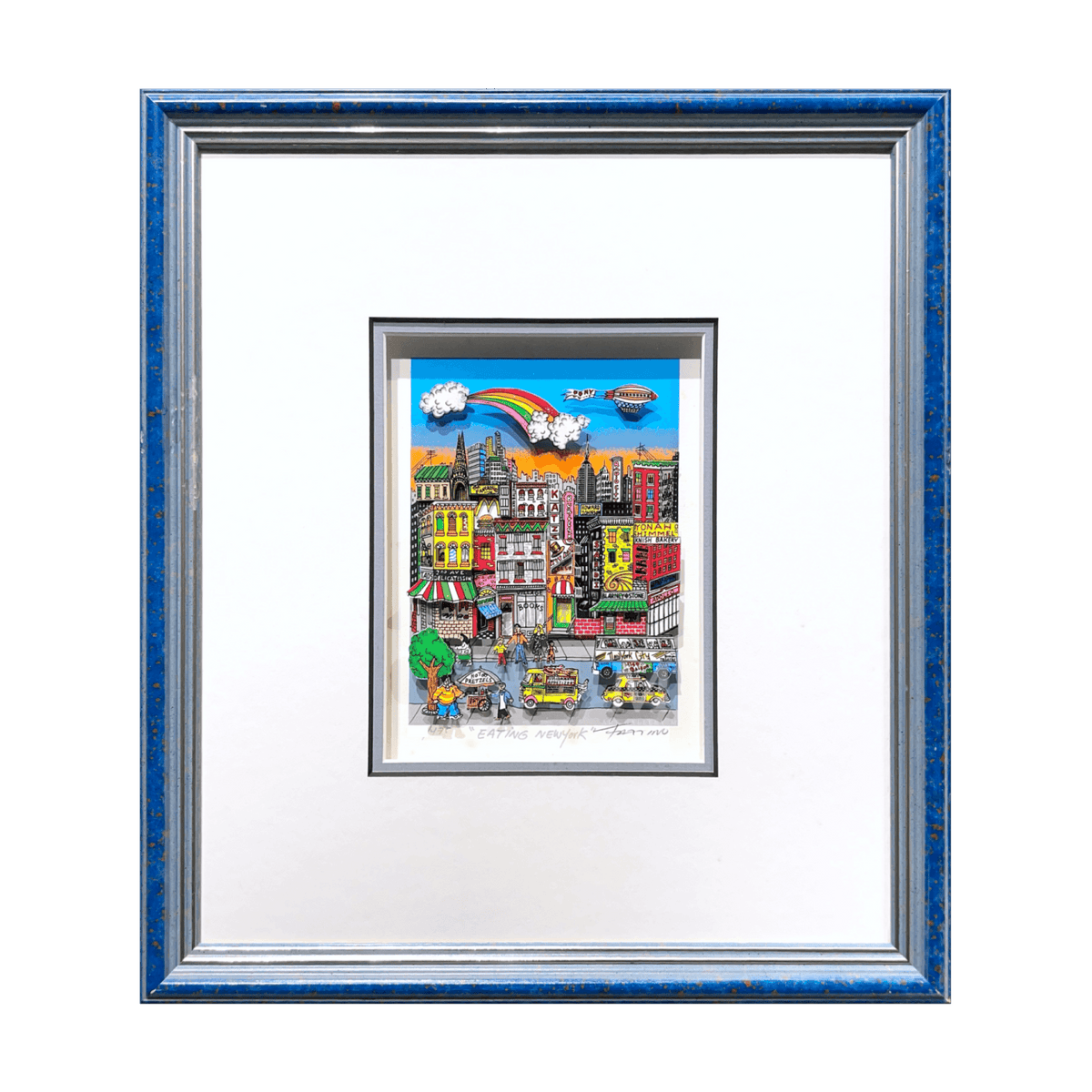 チャールズ・ファジーノ (Charles Fazzino)「EATing New York」ART チャールズ・ファジーノ (Charles Fazzino)「EATing New York」ART