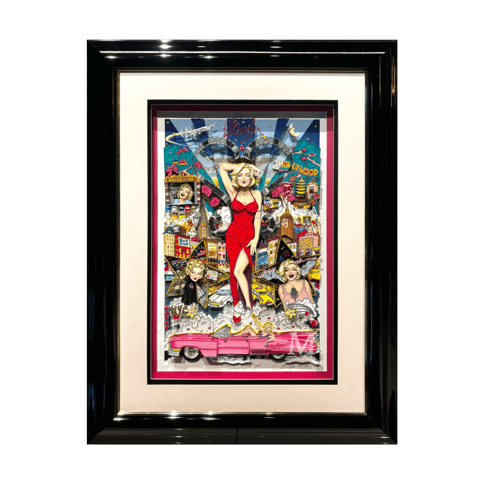 チャールズ・ファジーノ (Charles Fazzino)「FOREVER MARILYN」ART チャールズ・ファジーノ (Charles Fazzino)「FOREVER MARILYN」ART
