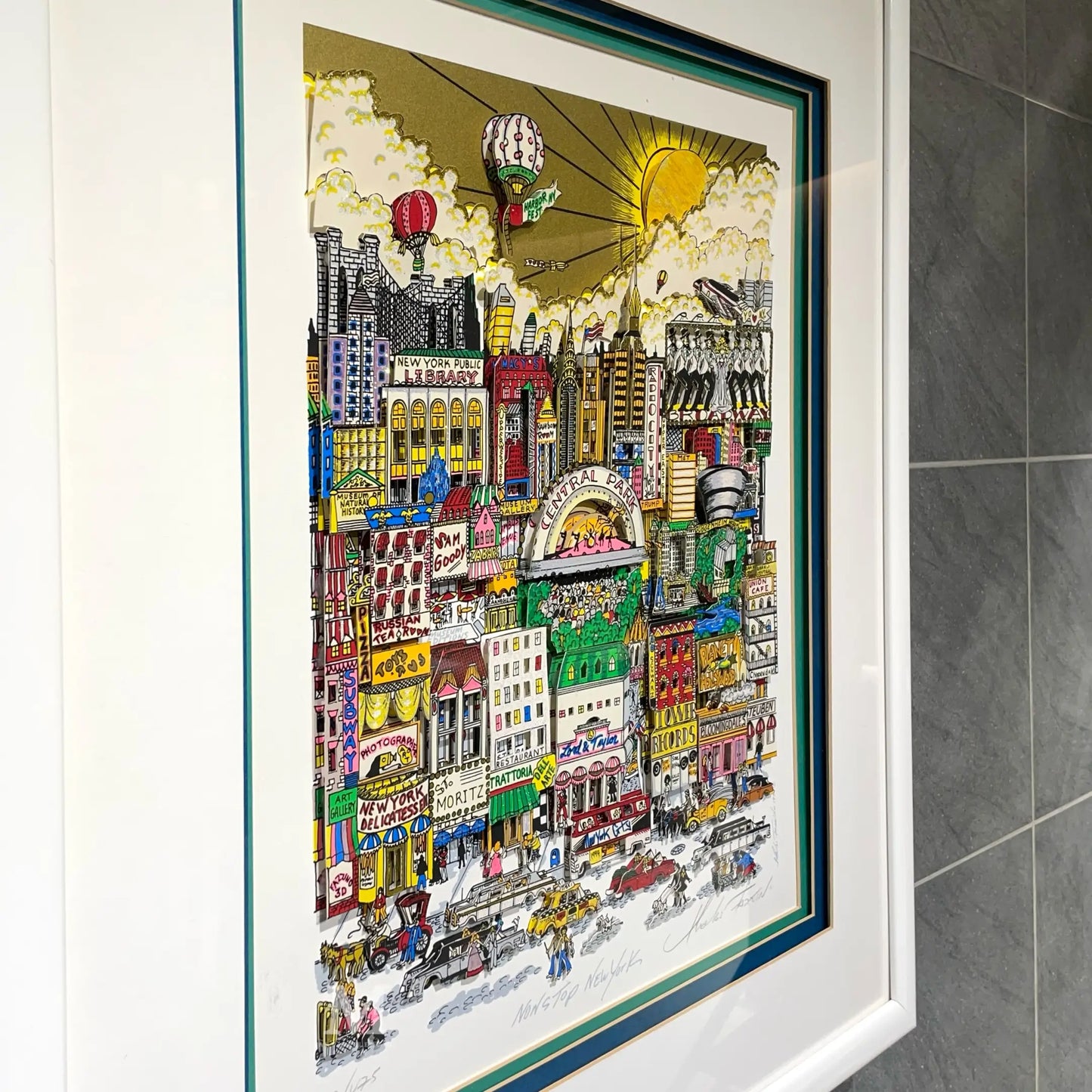 チャールズ・ファジーノ (Charles Fazzino)「Nonstop New York」ART