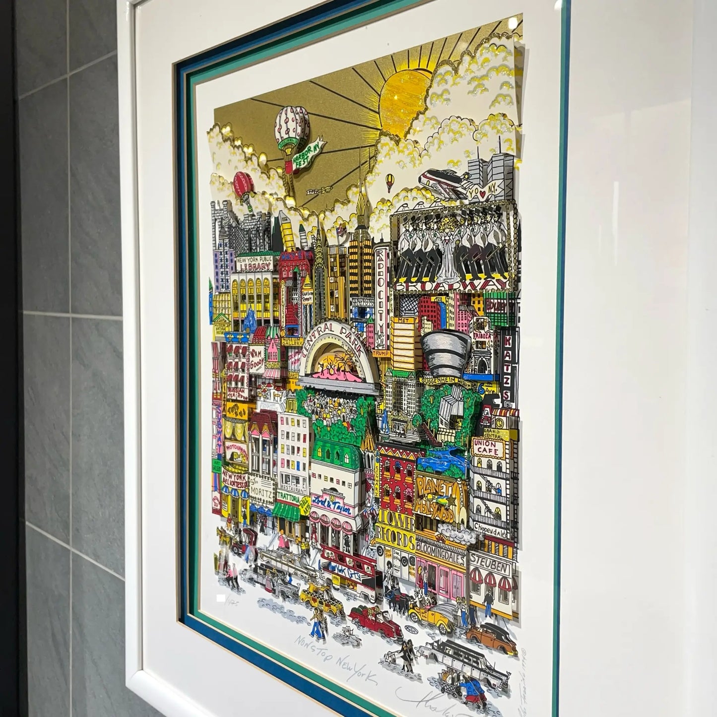 チャールズ・ファジーノ (Charles Fazzino)「Nonstop New York」ART