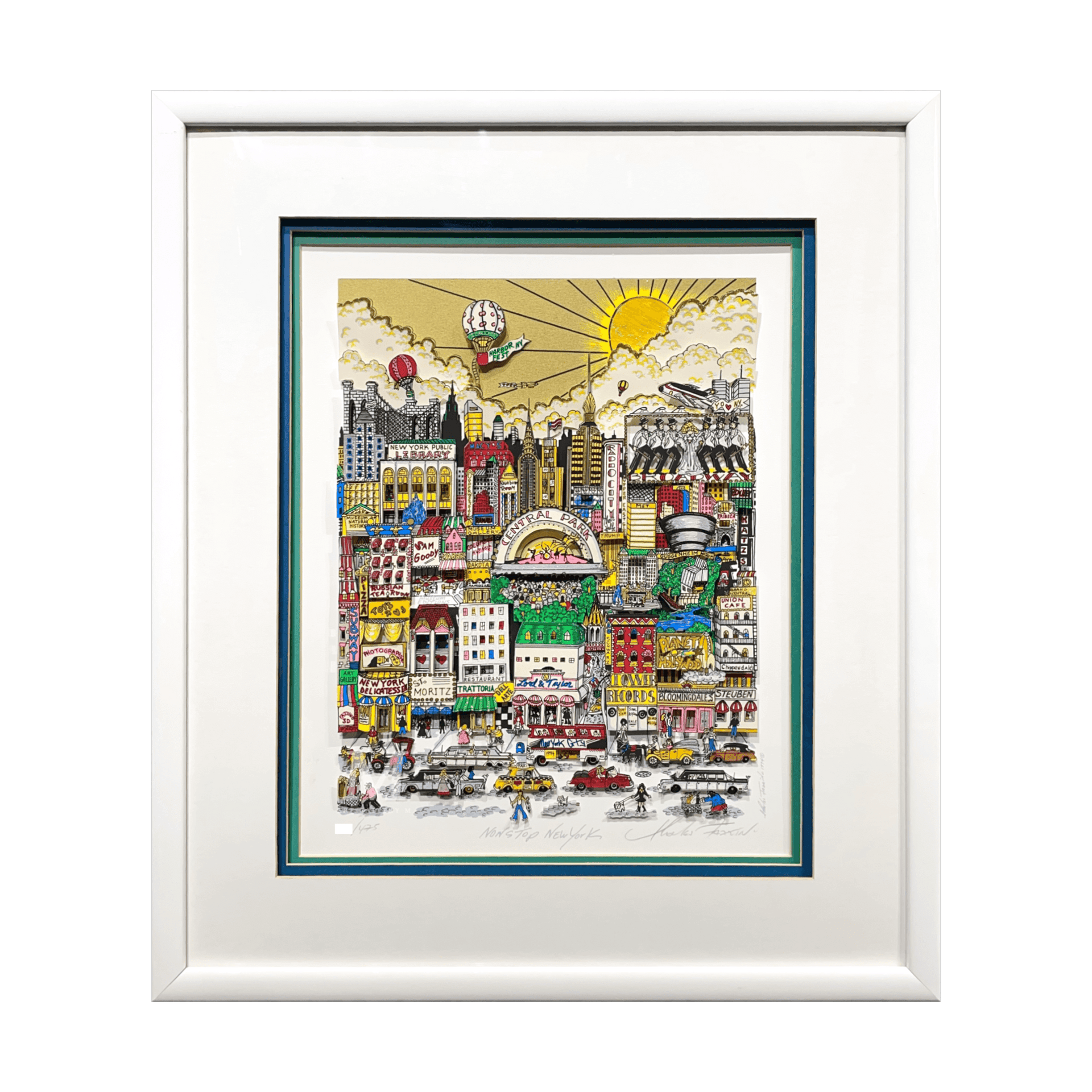 チャールズ・ファジーノ (Charles Fazzino)「Nonstop New York」ART