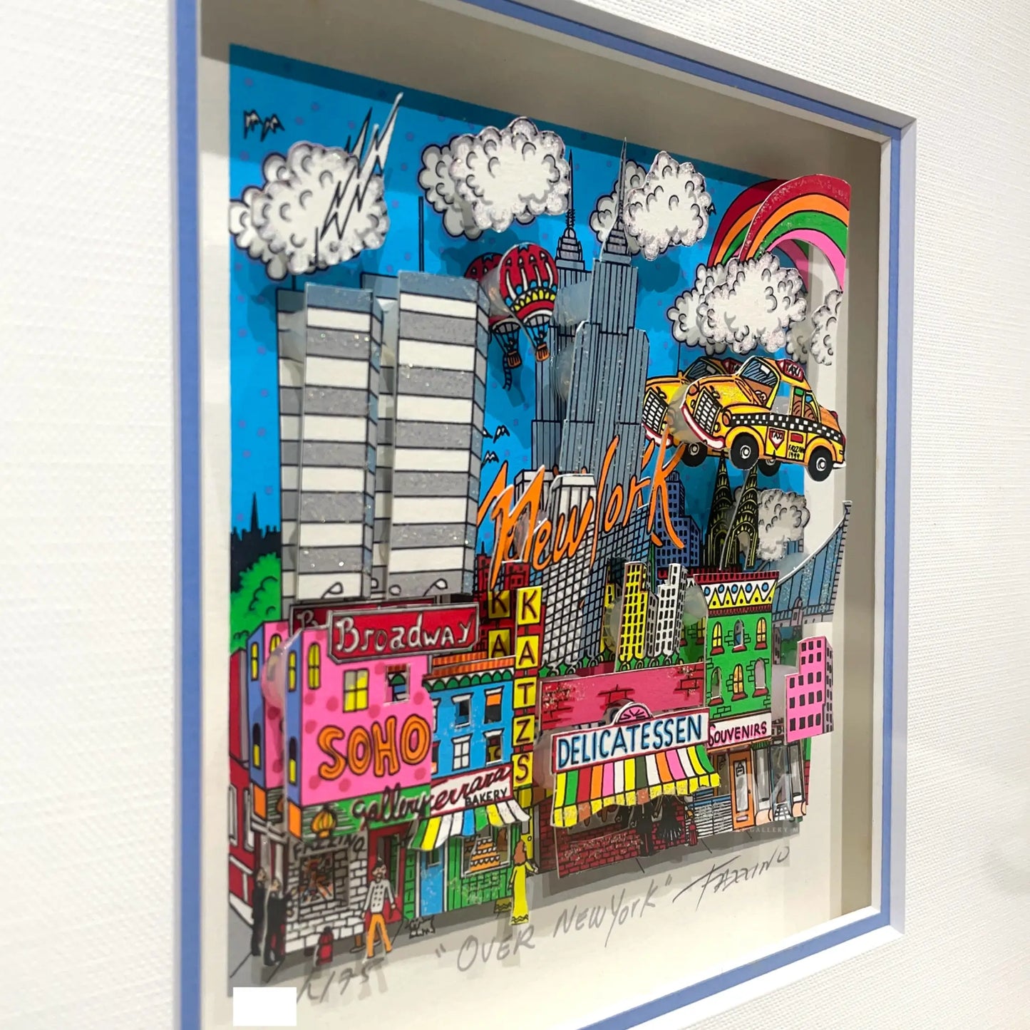 チャールズ・ファジーノ (Charles Fazzino)「Over New York」ART GALLERY M