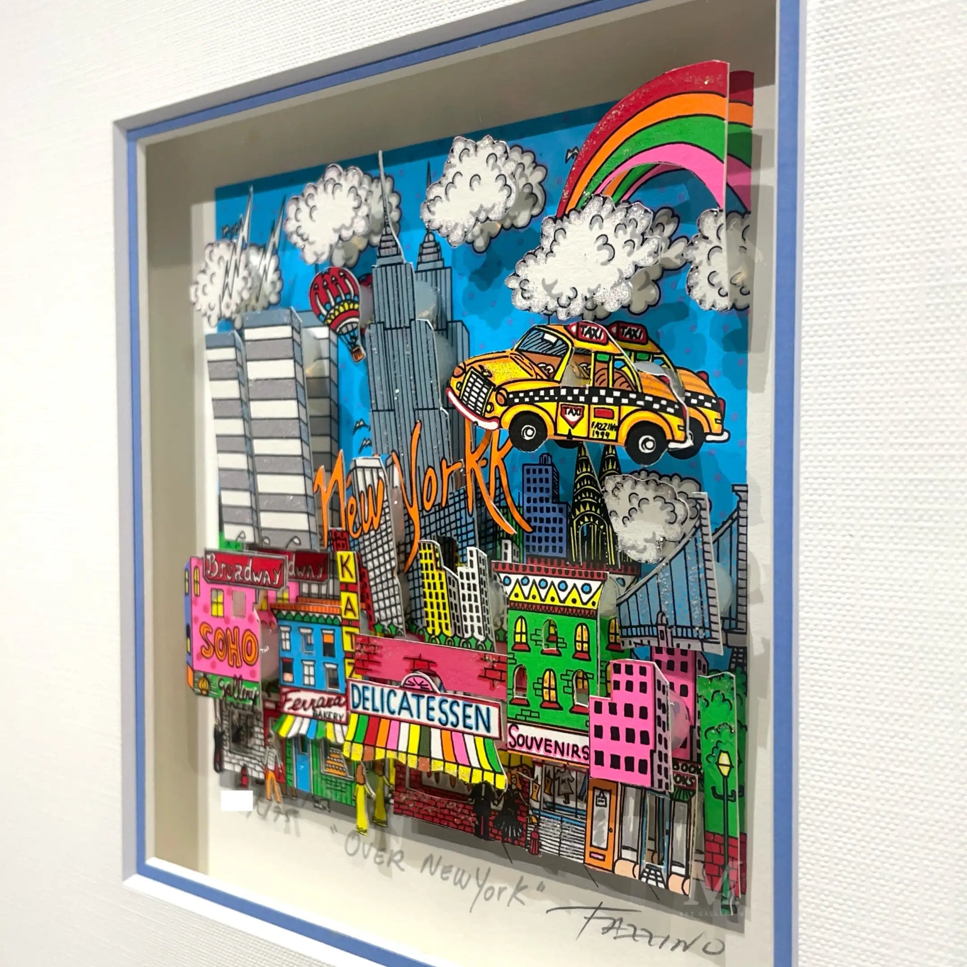 チャールズ・ファジーノ (Charles Fazzino)「Over New York」ART GALLERY M