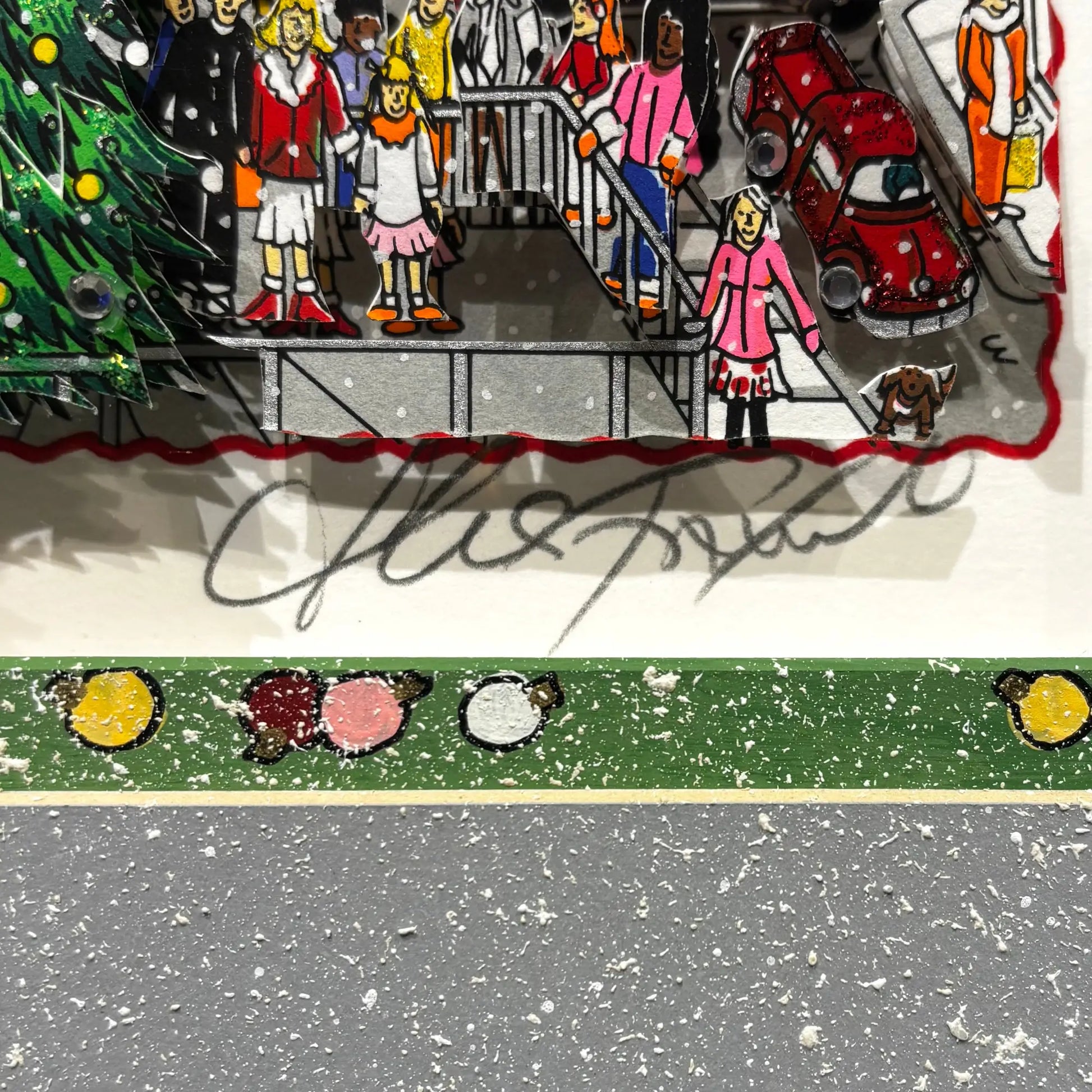 Charles Fazzino  チャールズファッジーノ　絵画 Charles Fazzino (チャールズ・ファジーノ)「City Promenade