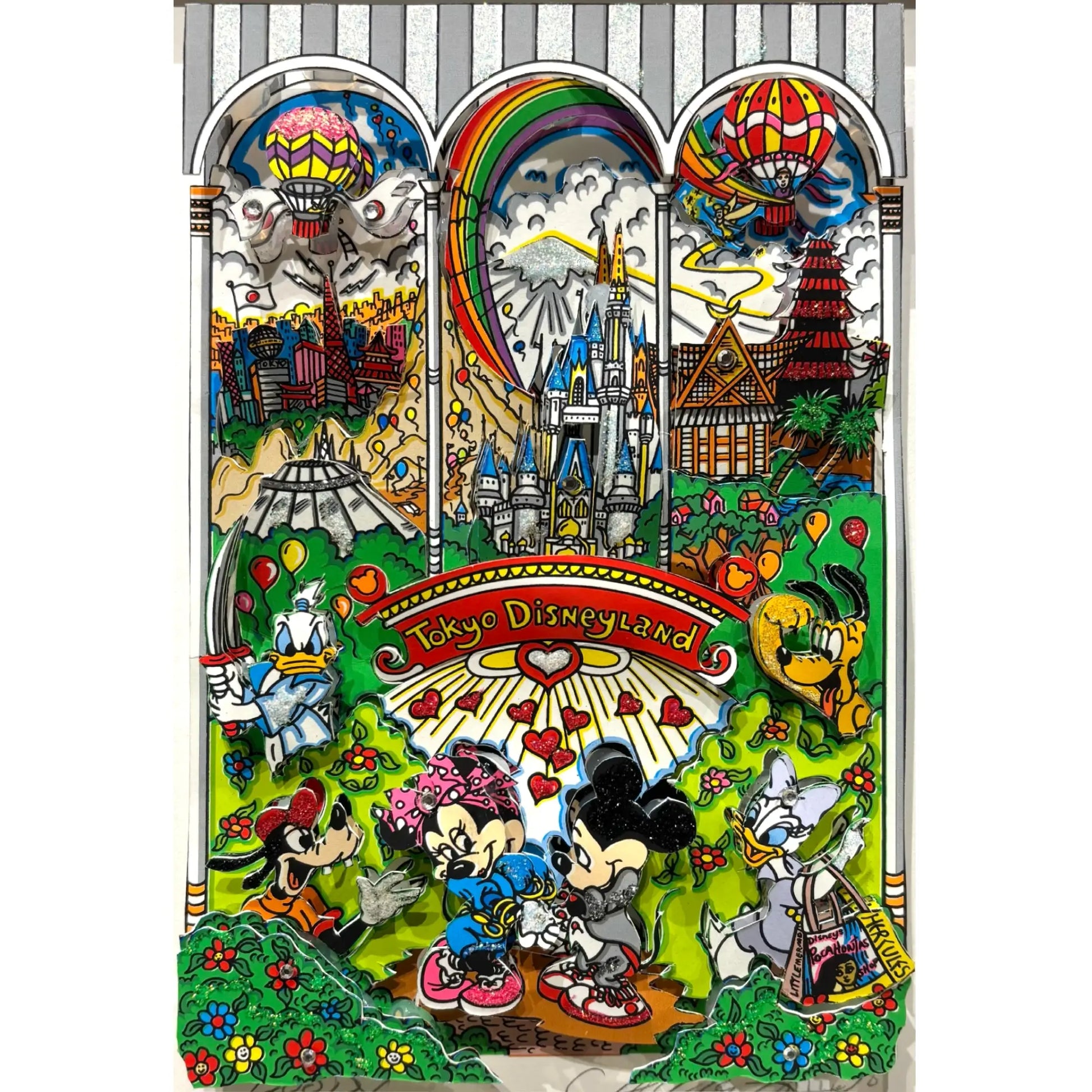 チャールズ・ファジーノ Charles Fazzino (チャールズ・ファジーノ)「TOKYO DISNEY」ART