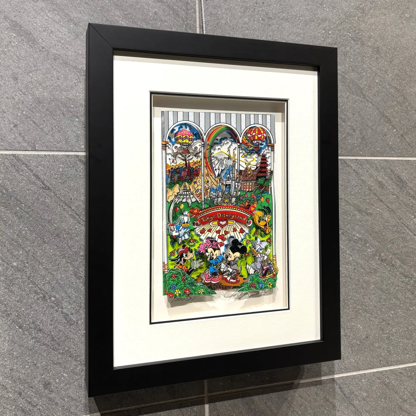 3Dチャールズ・ファジーノ Charles Fazzino Charles Fazzino (チャールズ・ファジーノ)「TOKYO DISNEY」ART