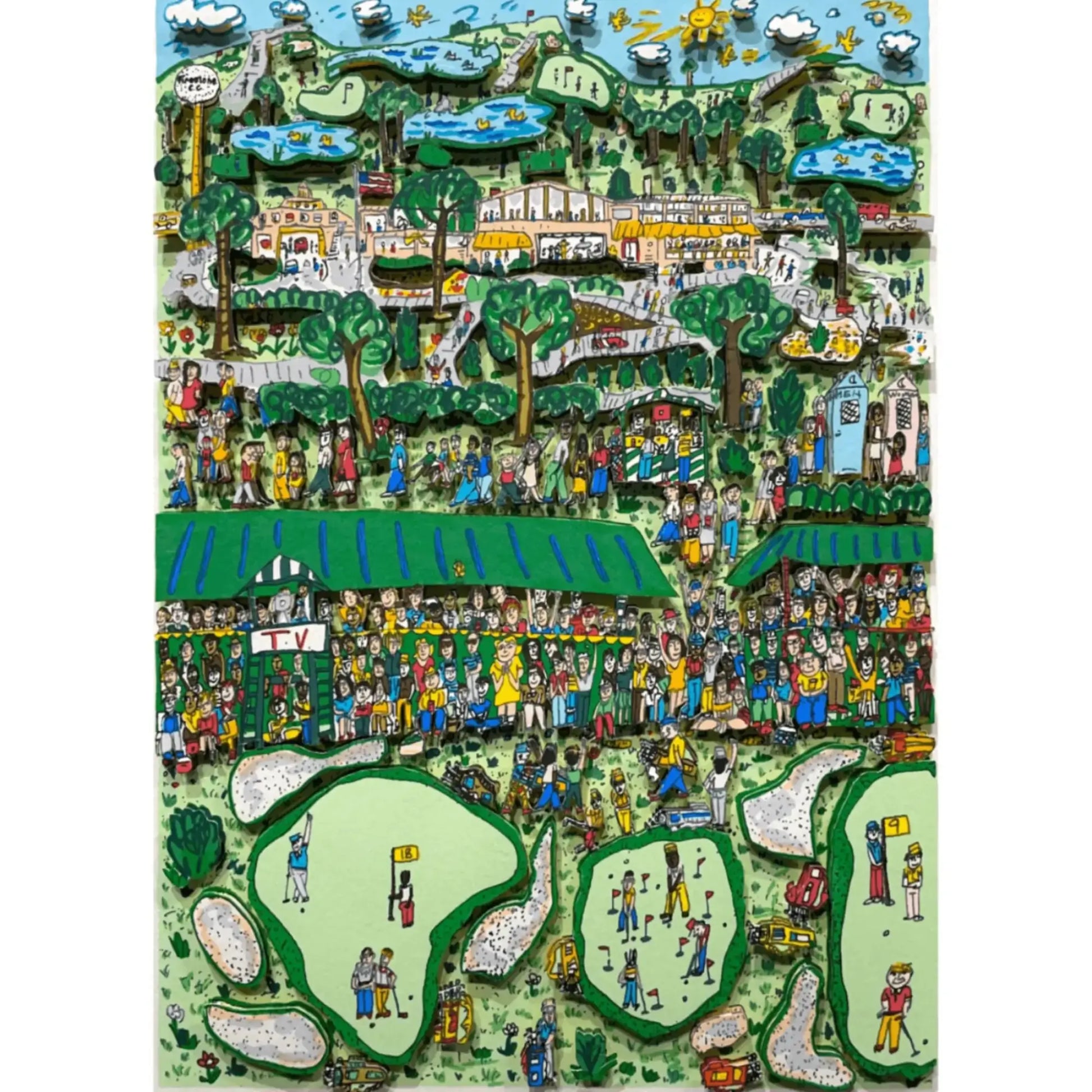 ジェームス・リジィ (James Rizzi)「STROKES OF GENIUS」ART GALLERY M ジェームス・リジィ (James Rizzi)「STROKES OF GENIUS」ART GALLERY M