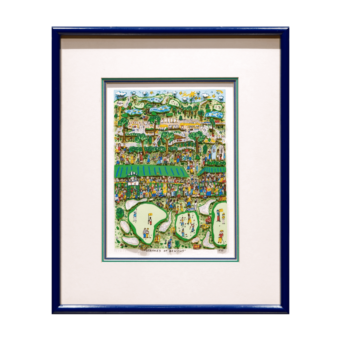 ジェームス・リジィ (James Rizzi)「STROKES OF GENIUS」ART GALLERY M ジェームス・リジィ (James Rizzi)「STROKES OF GENIUS」ART GALLERY M