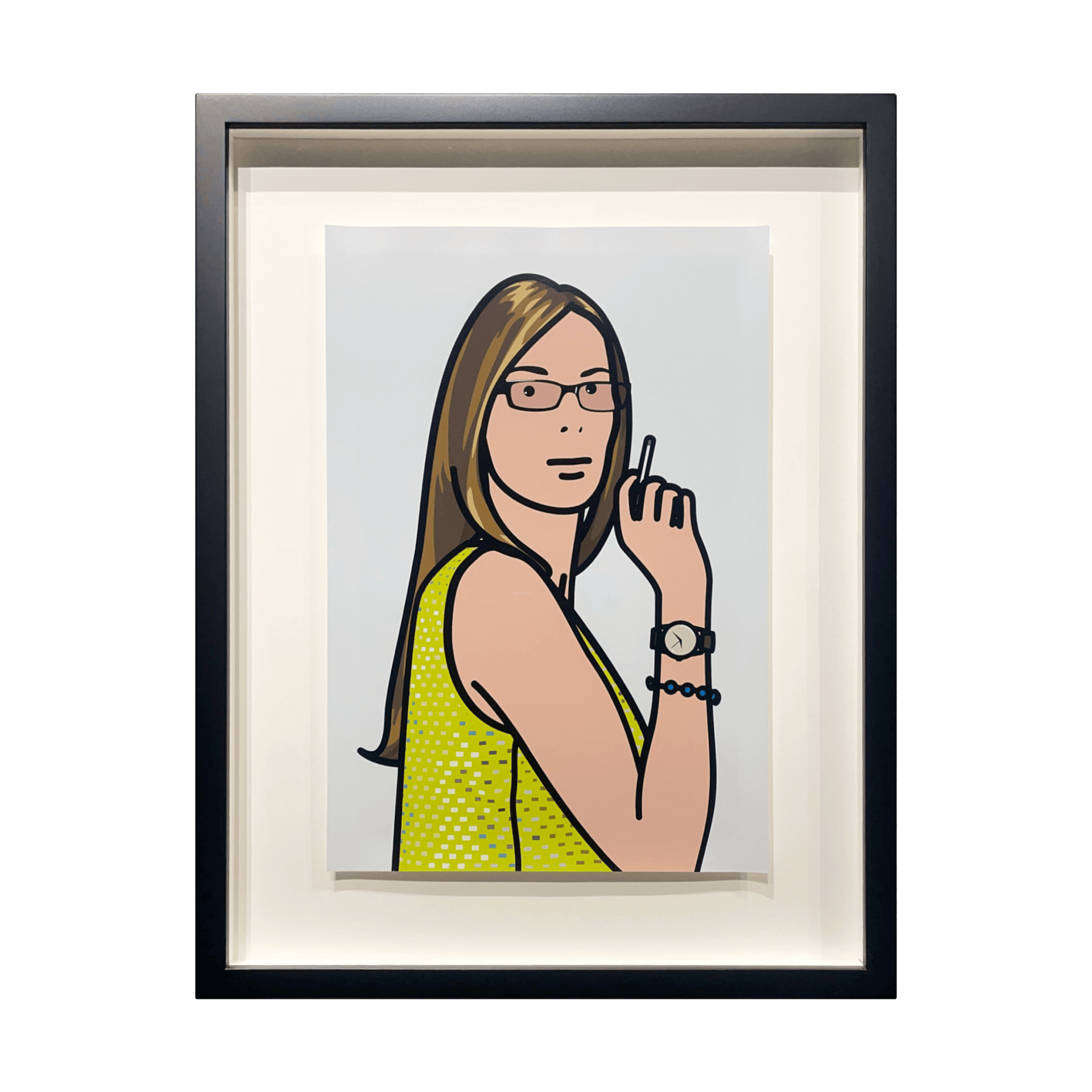 ジュリアン・オピー (Julian Opie)「Ruth smoking 2. 2005」ART GALLERY M ジュリアン・オピー (Julian Opie)「Ruth smoking 2. 2005」ART GALLERY M