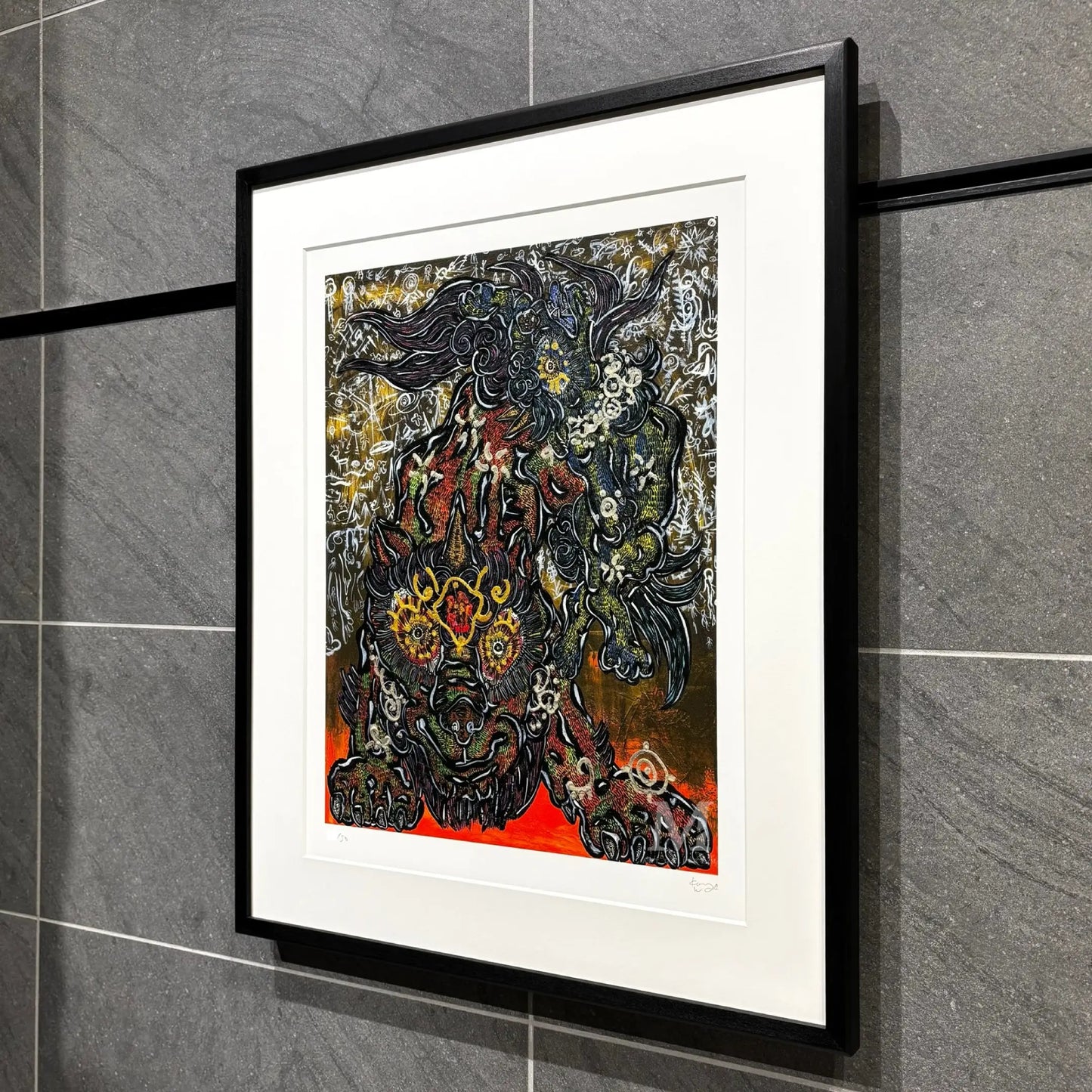 小松美羽 (Miwa Komatsu)「様々なイメージを明確へと誘う一対の狛犬