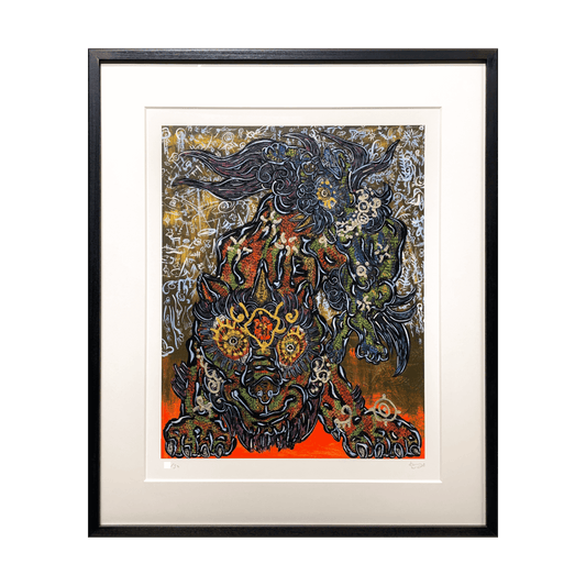 小松美羽 版画 狛犬様 三心一体 ED70 小松美羽 版画[ 狛犬様 三心一体 小松美羽 版画 狛犬様 三心一体 ED70 小松美羽 版画[ 狛犬様 三心一体