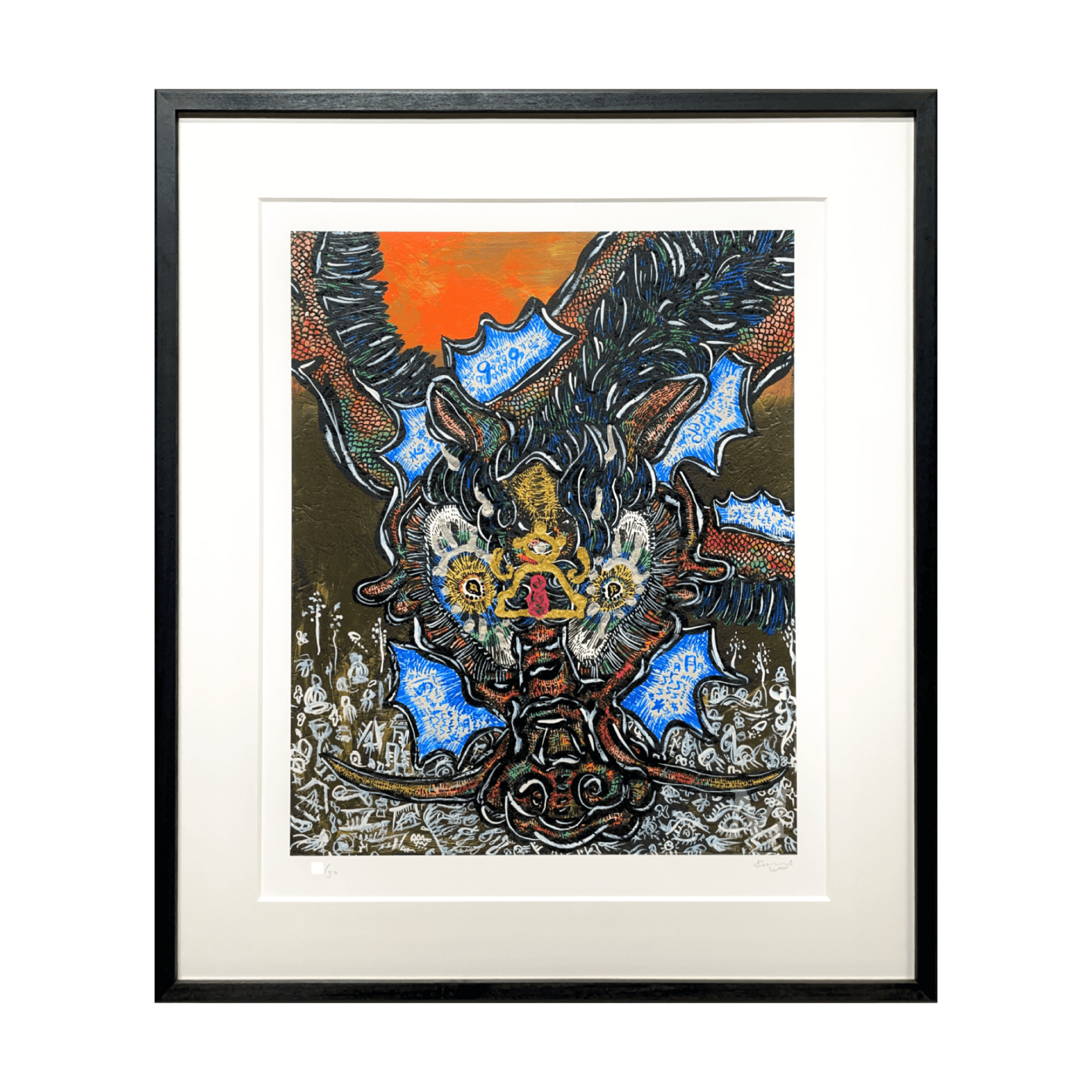 小松美羽 シルクスクリーン 版画 Sacred Connectedness いライン 小松美羽 シルクスクリーン 版画 Sacred Connectedness いライン