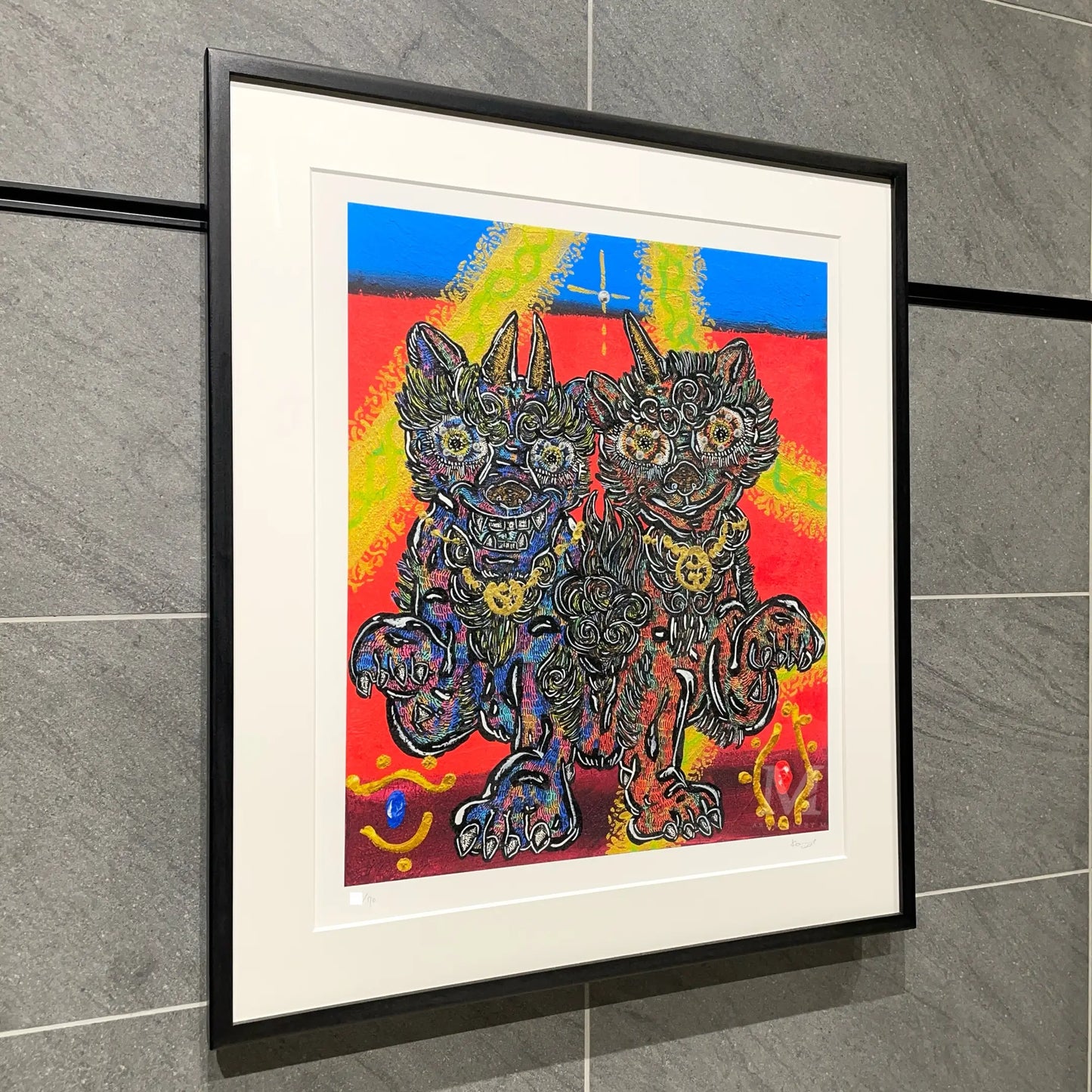 小松美羽 (Miwa Komatsu)「狛犬様 三心一体」ART GALLERY M 小松美羽 (Miwa Komatsu)「狛犬様 三心一体」ART GALLERY M