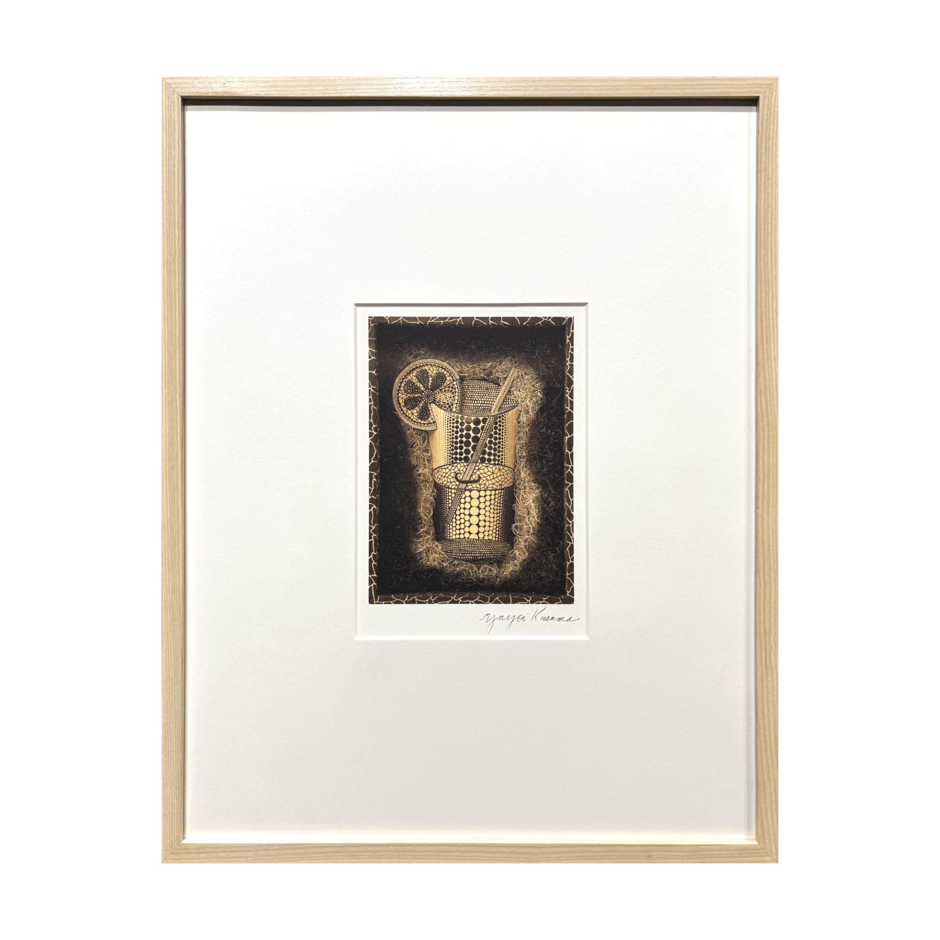草間彌生/深海　複製画額装 草間彌生/深海 複製画額装 - メルカリ