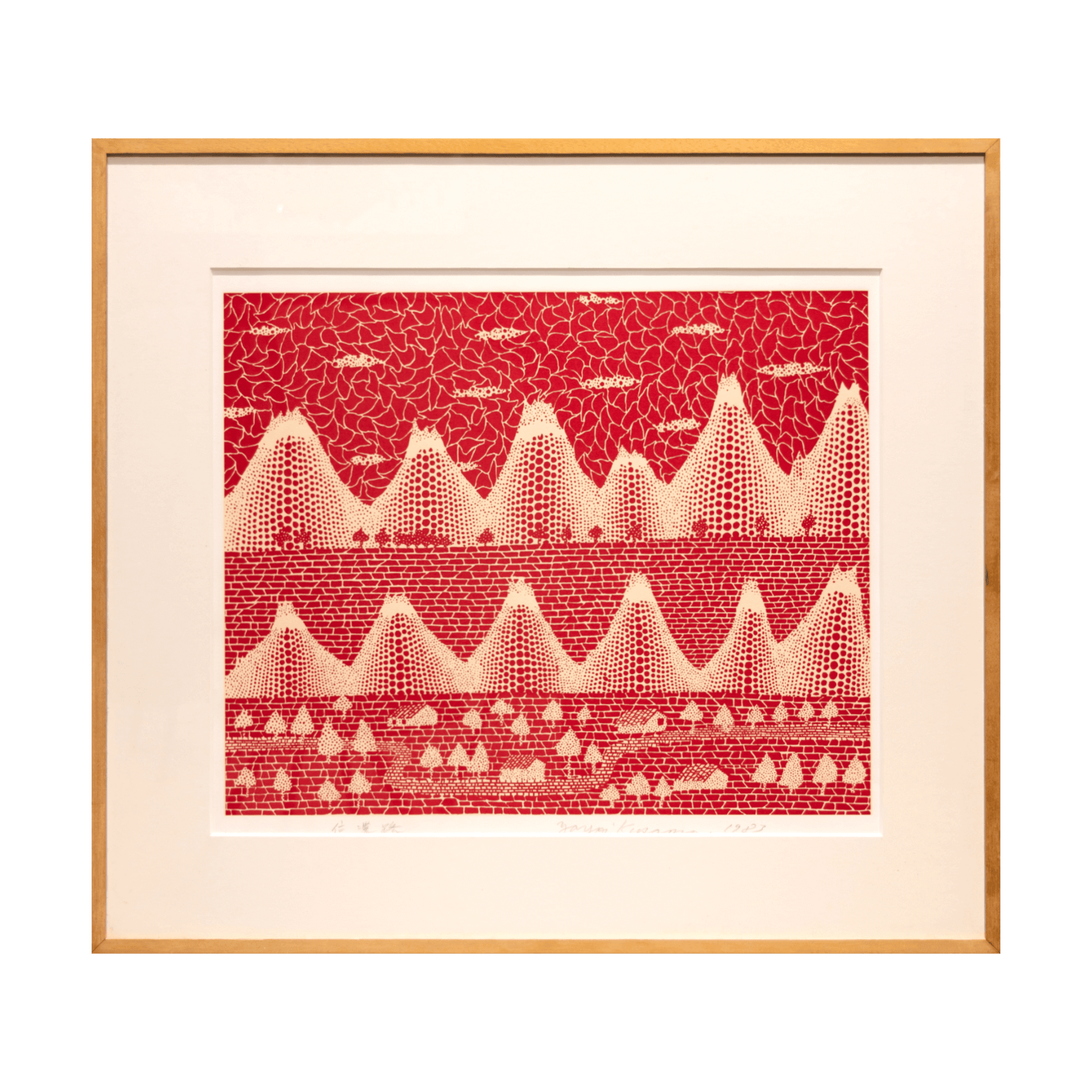 草間彌生 2001年限定500枚 銀座並木通りイヤーズプレート 草間彌生 草間彌生 2001年限定500枚 銀座並木通りイヤーズプレート 草間彌生