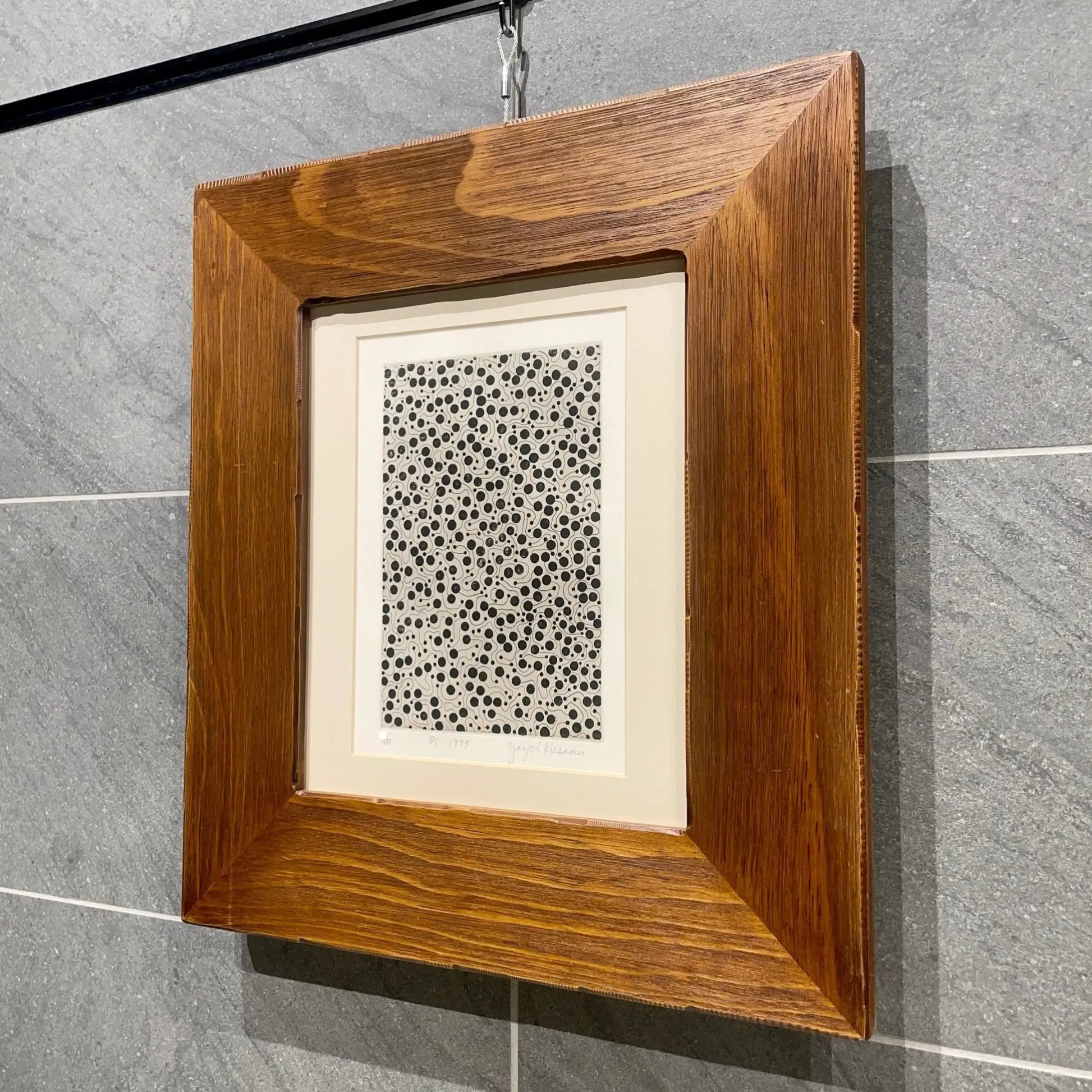 mee様限定マット額装/草間彌生作品2点セット 草間彌生(Yayoi Kusama)「町」ART GALLERY M