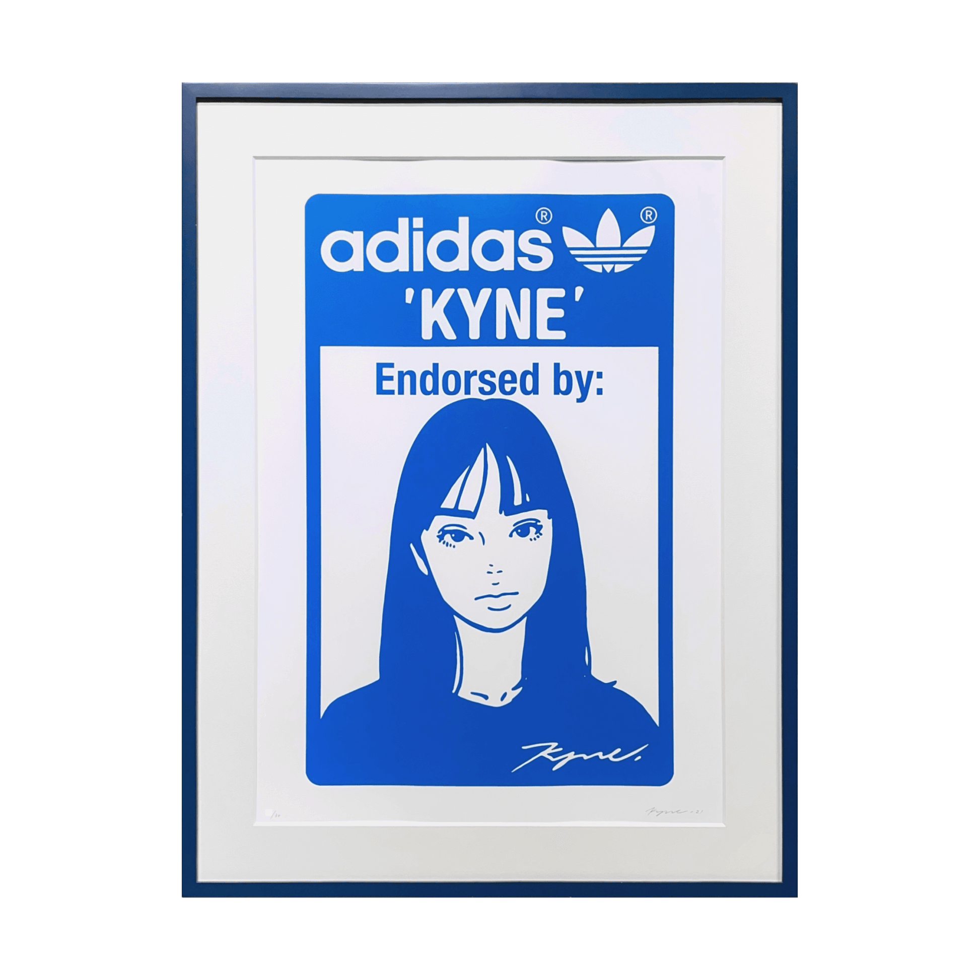adidas スタンスミス kyne ステッカー KYNE(キネ)「スタンスミスA」ART GALLERY M