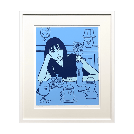 KYNE×NONCHELEEE「Untitled, 2023 (Blue)」