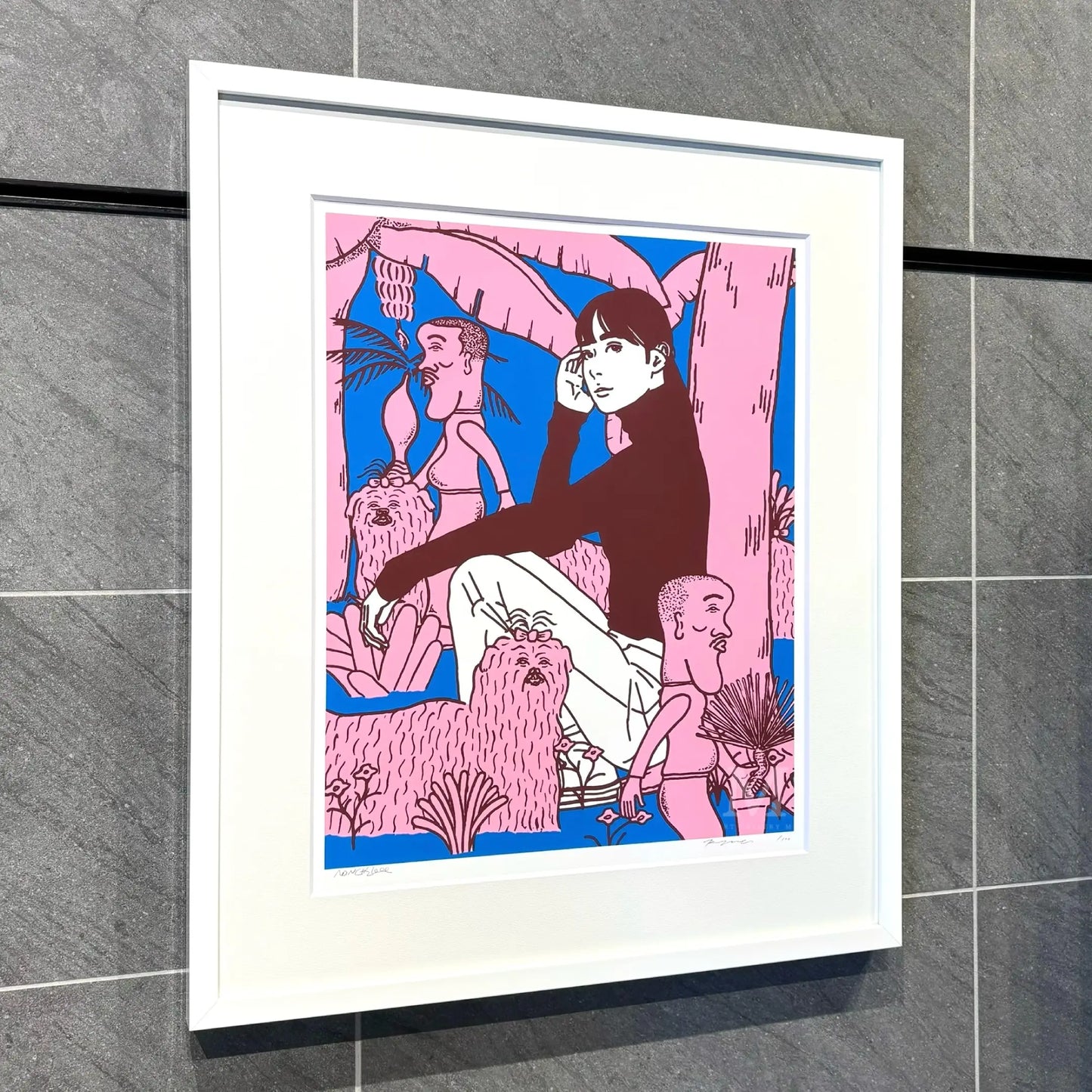 KYNE × NONCHELEEE (キネ × ノンチェリー)「Untitled,2024 (Pink)」ART KYNE × NONCHELEEE (キネ × ノンチェリー)「Untitled,2024 (Pink)」ART