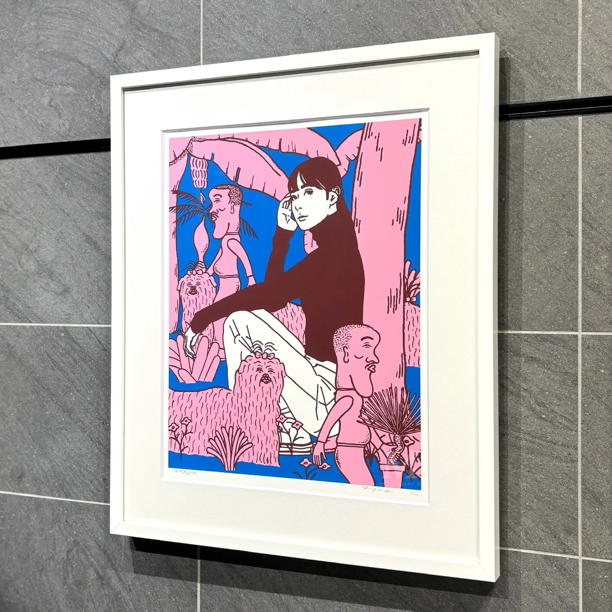 KYNE × NONCHELEEE (キネ × ノンチェリー)「Untitled,2024 (Pink)」ART KYNE × NONCHELEEE (キネ × ノンチェリー)「Untitled,2024 (Pink)」ART