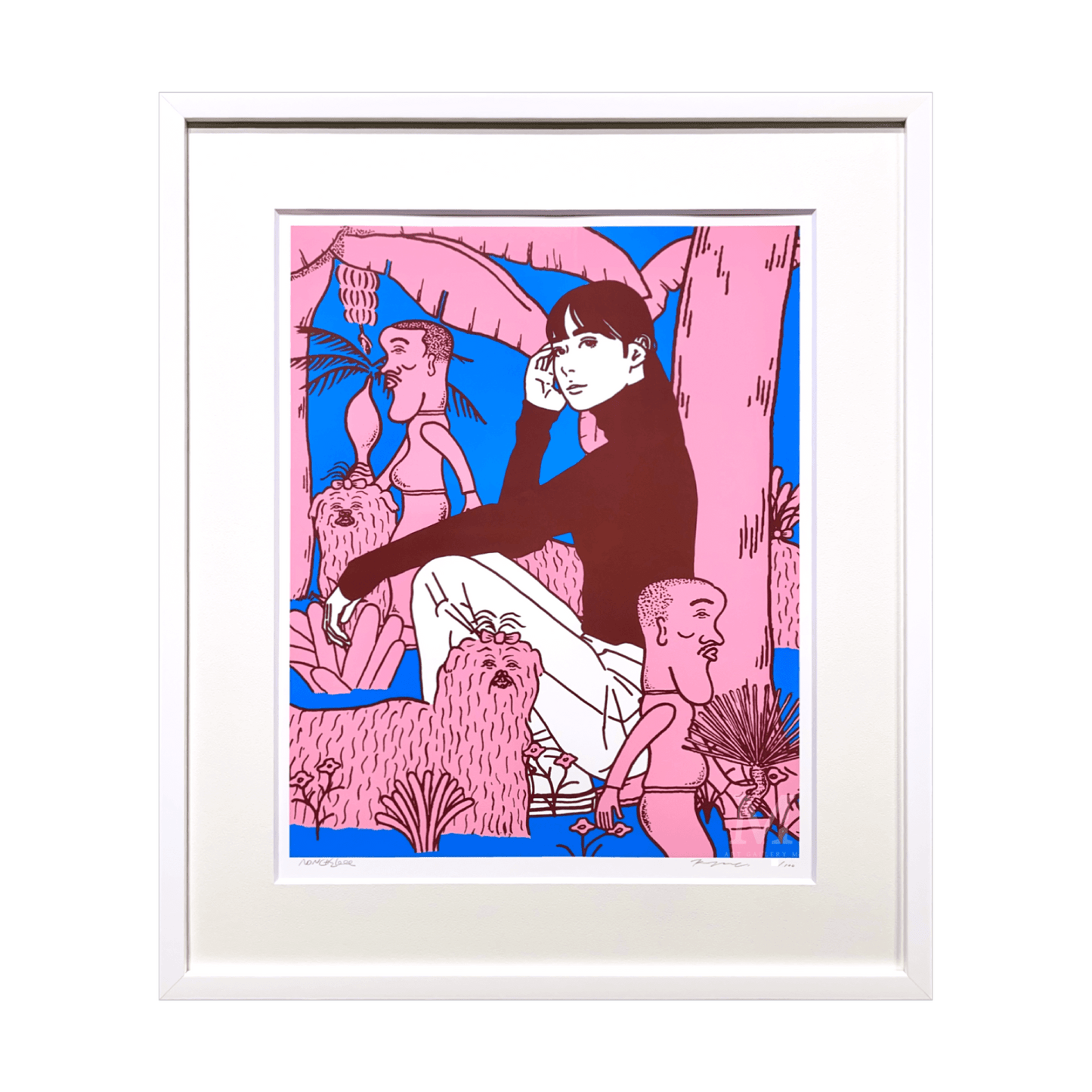 KYNE × NONCHELEEE (キネ × ノンチェリー)「Untitled,2024 (Pink)」ART KYNE × NONCHELEEE (キネ × ノンチェリー)「Untitled,2024 (Pink)」ART