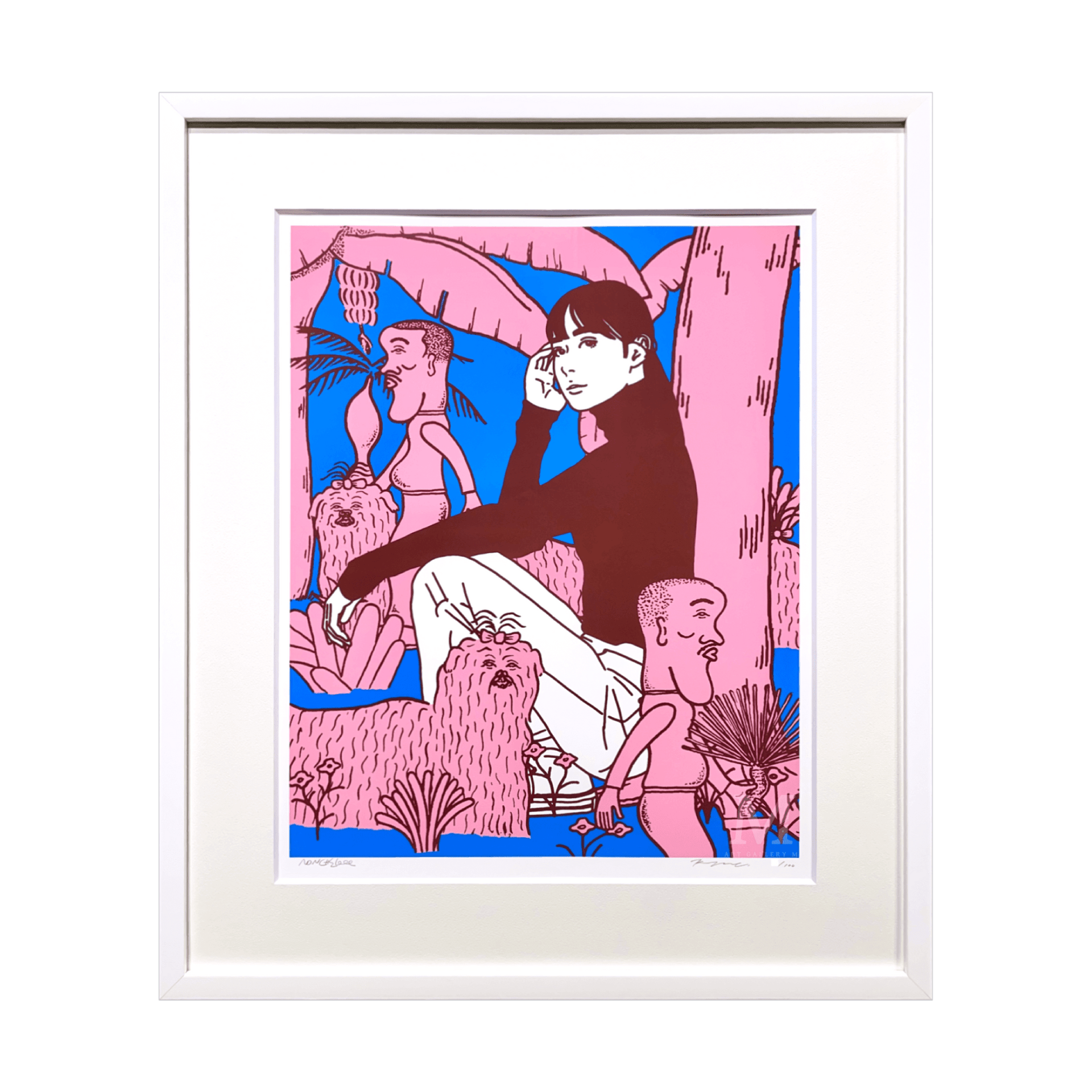KYNE × NONCHELEEE (キネ × ノンチェリー)「Untitled,2024 (Pink)」ART KYNE × NONCHELEEE (キネ × ノンチェリー)「Untitled,2024 (Pink)」ART