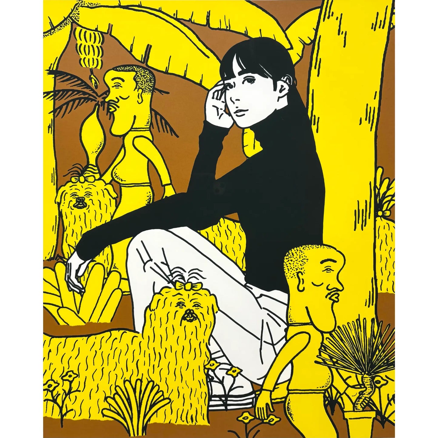 版画 KYNE & Noncheleee untitled 2024 KYNE × NONCHELEEE (キネ × ノンチェリー)「Untitled, 2024