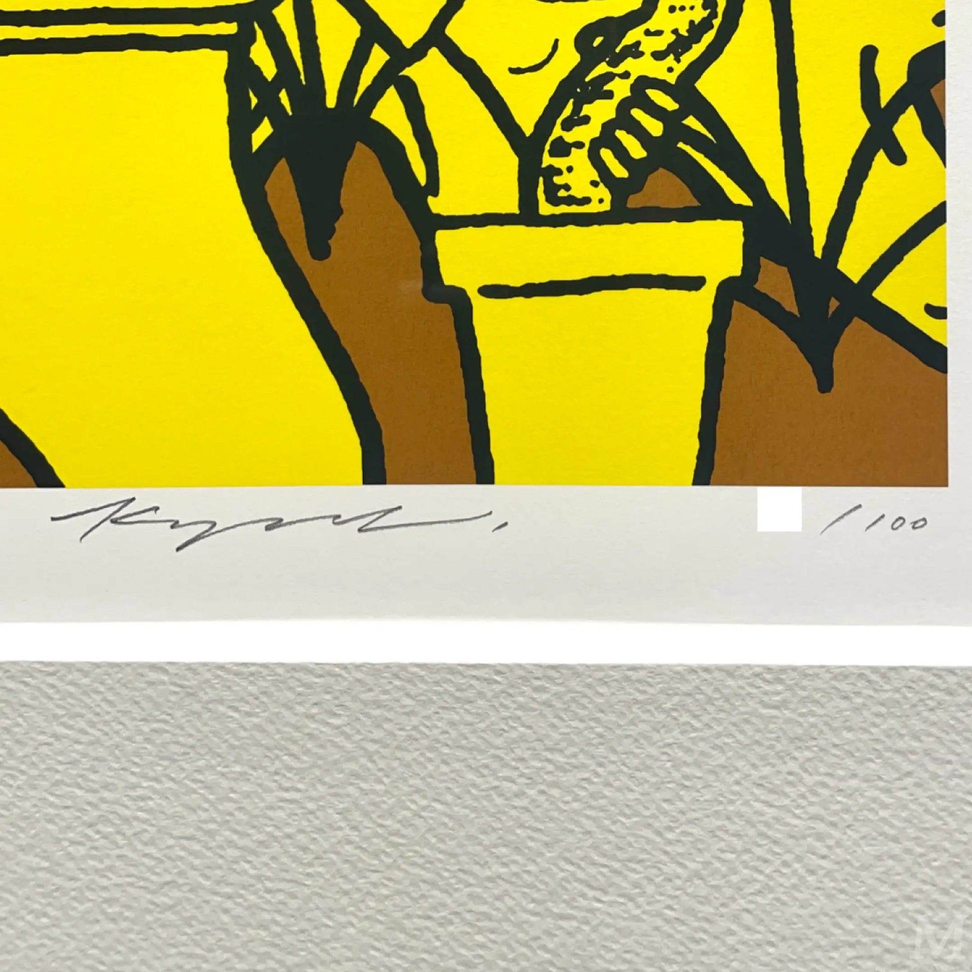 KYNE × NONCHELEEE (キネ × ノンチェリー)「Untitled, 2024 (Yellow KYNE × NONCHELEEE (キネ × ノンチェリー)「Untitled, 2024 (Yellow
