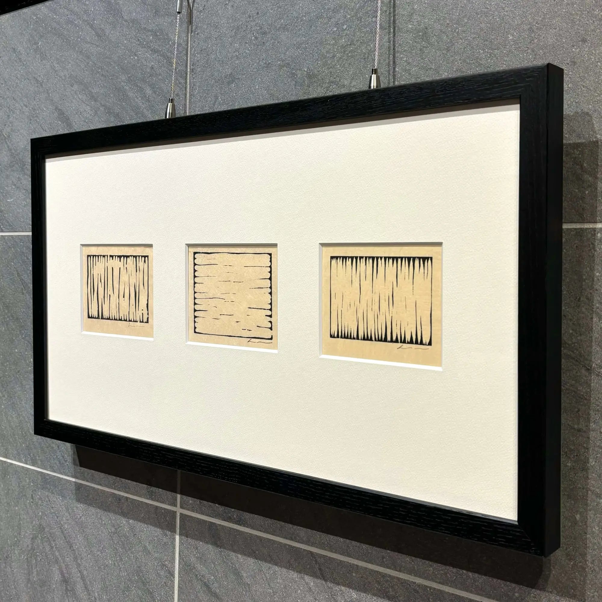 版画芸術21号 削りによる場面」李禹煥 リー・ウーファン Lee U-Fan 手摺り