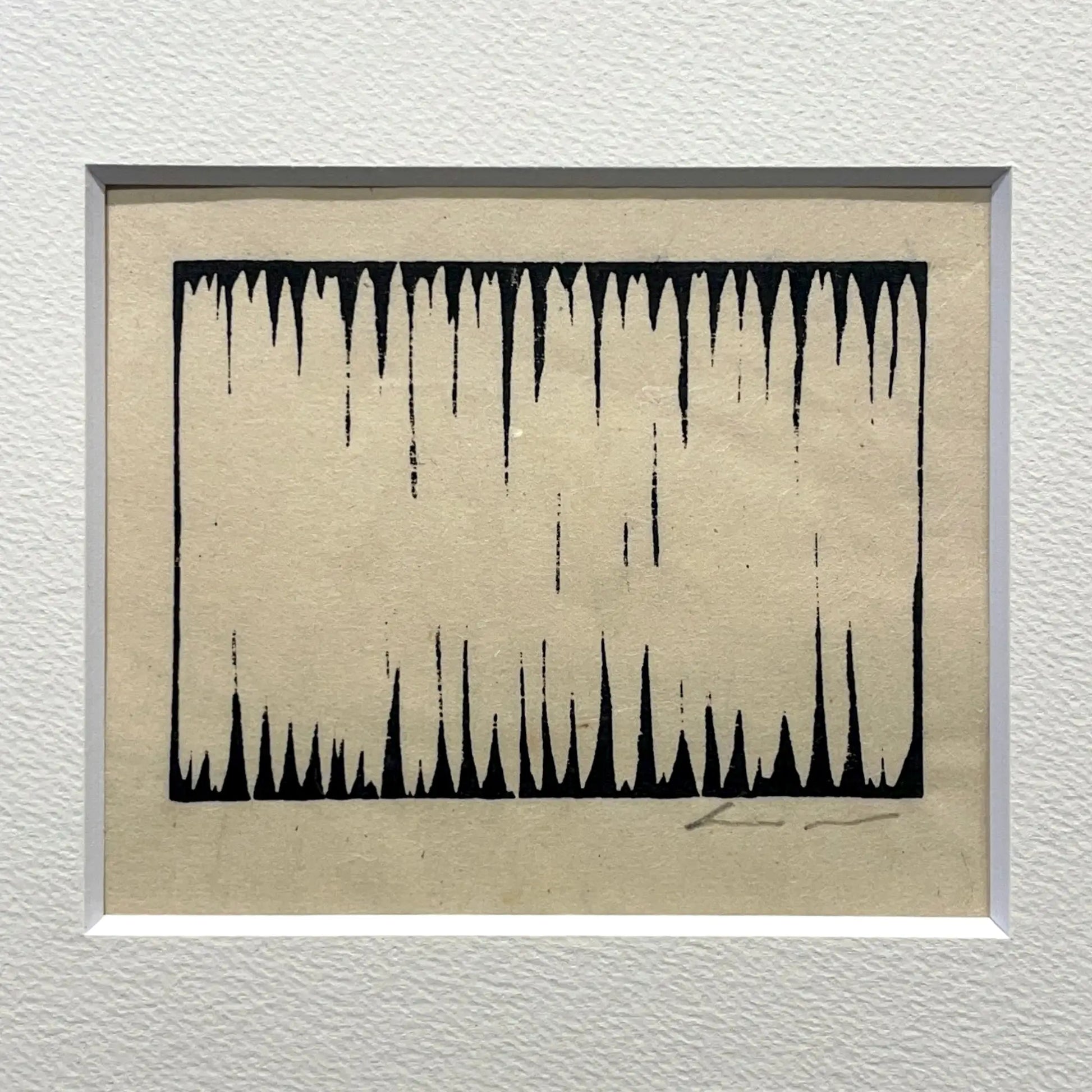 李禹煥 リ・ウーファン 木版画 削りによる場面 サイン入 李禹煥 (Lee U-Fan)「削りによる場面 1-3」ART GALLERY M