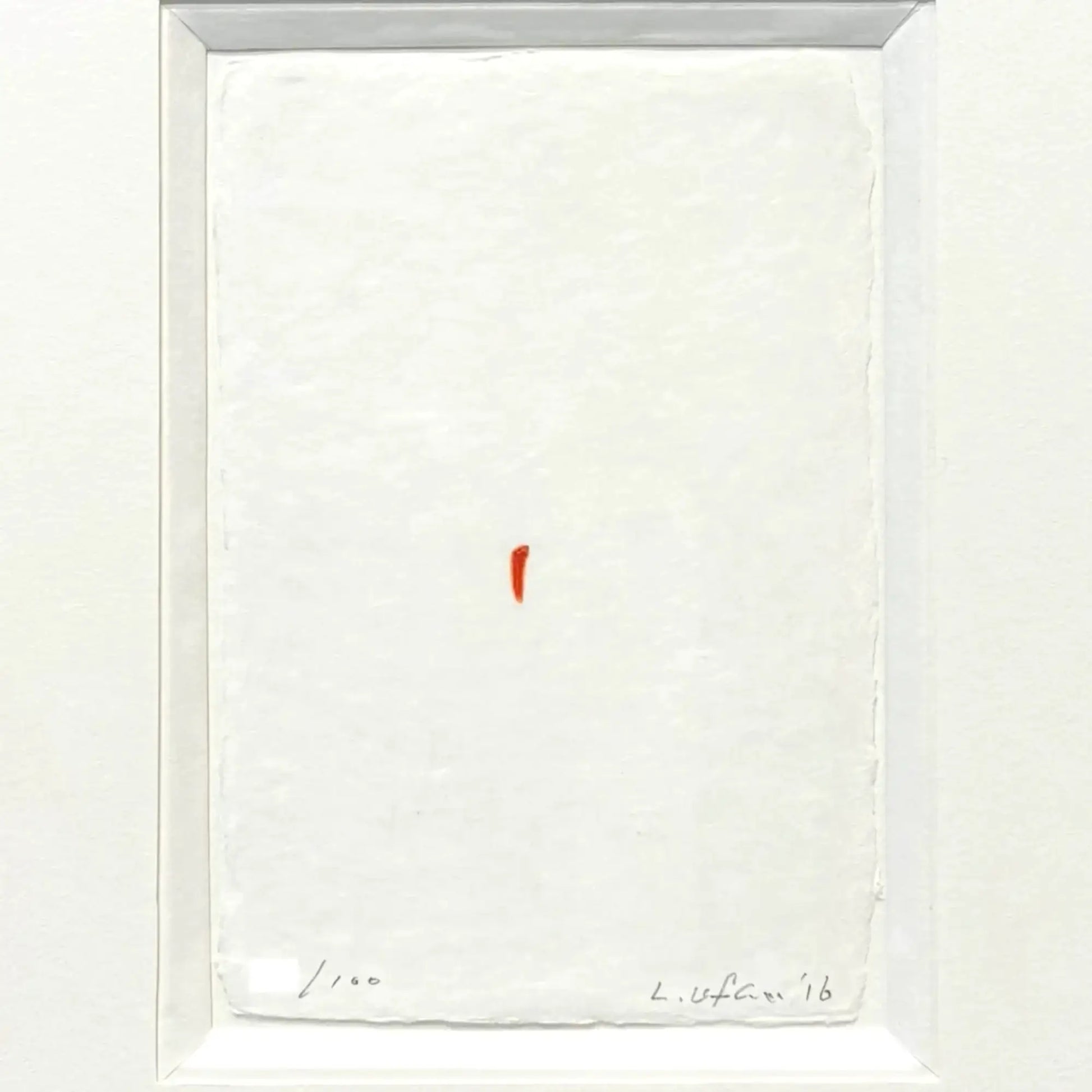 李禹煥ドライポイント「点より」 李禹煥ドライポイント「点より」