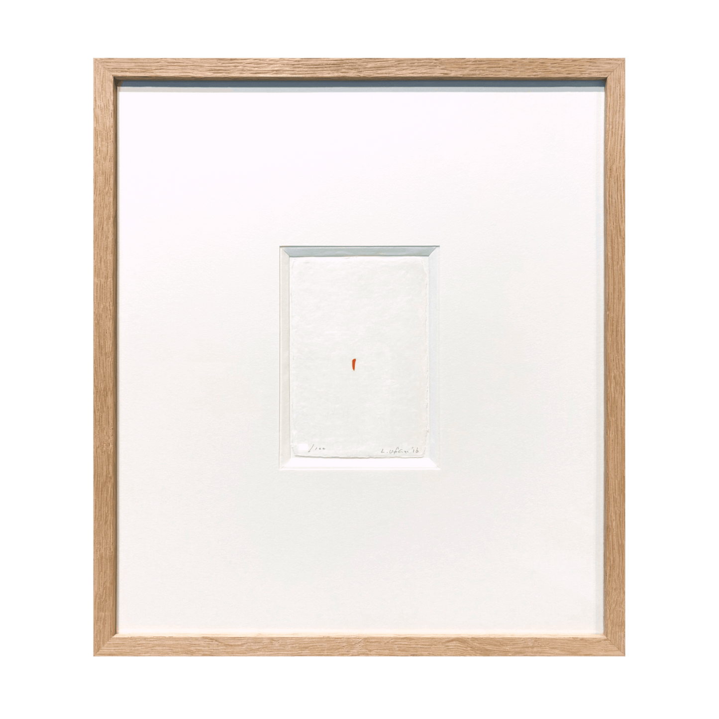 李禹煥ドライポイント「点より」 李禹煥ドライポイント「点より」