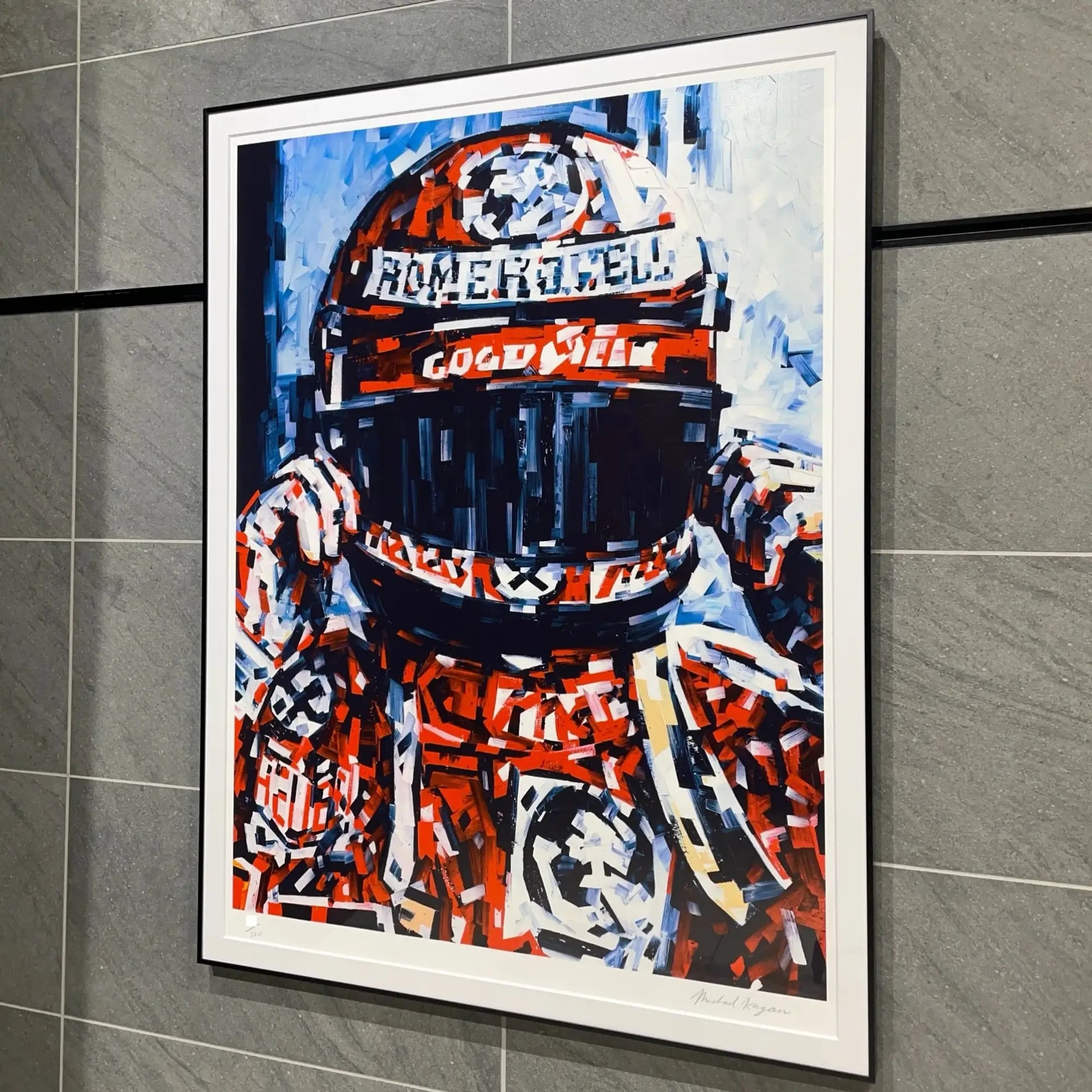 ☆マイケルケーガン☆シルクスクリーン☆宇宙飛行士 ☆マイケルケーガン☆シルクスクリーン☆宇宙飛行士