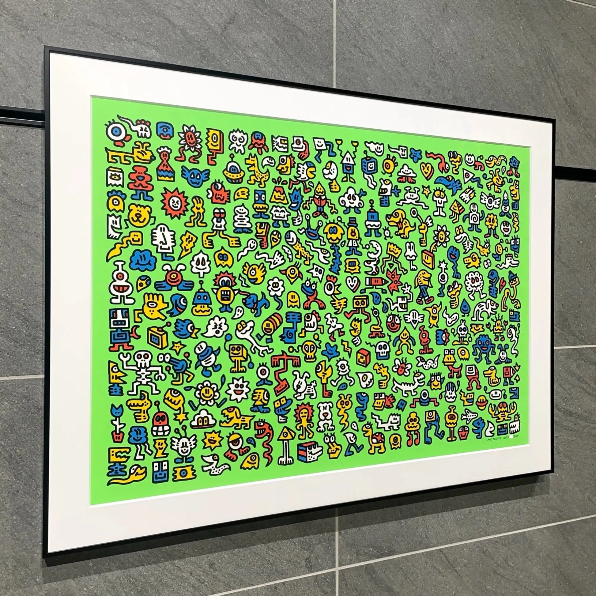美品 Mr Doodle Alien Town ミスター ドゥードル 証明書付 美品 Mr Doodle Alien Town ミスター ドゥードル 証明書付 美品