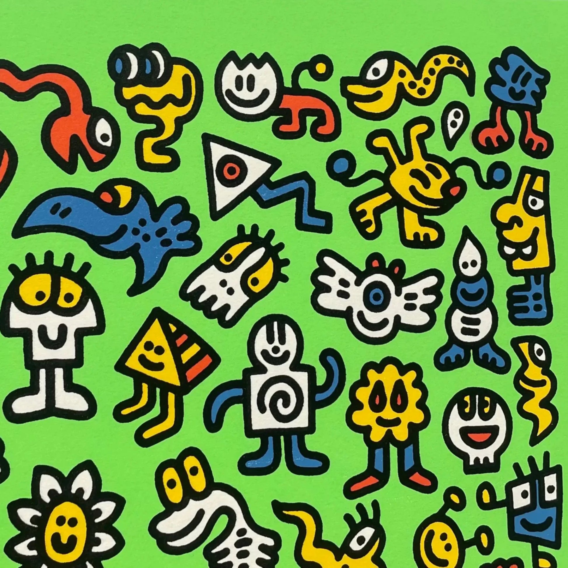 美品 Mr Doodle Alien Town ミスター ドゥードル 証明書付 美品 Mr Doodle Alien Town ミスター ドゥードル 証明書付 美品