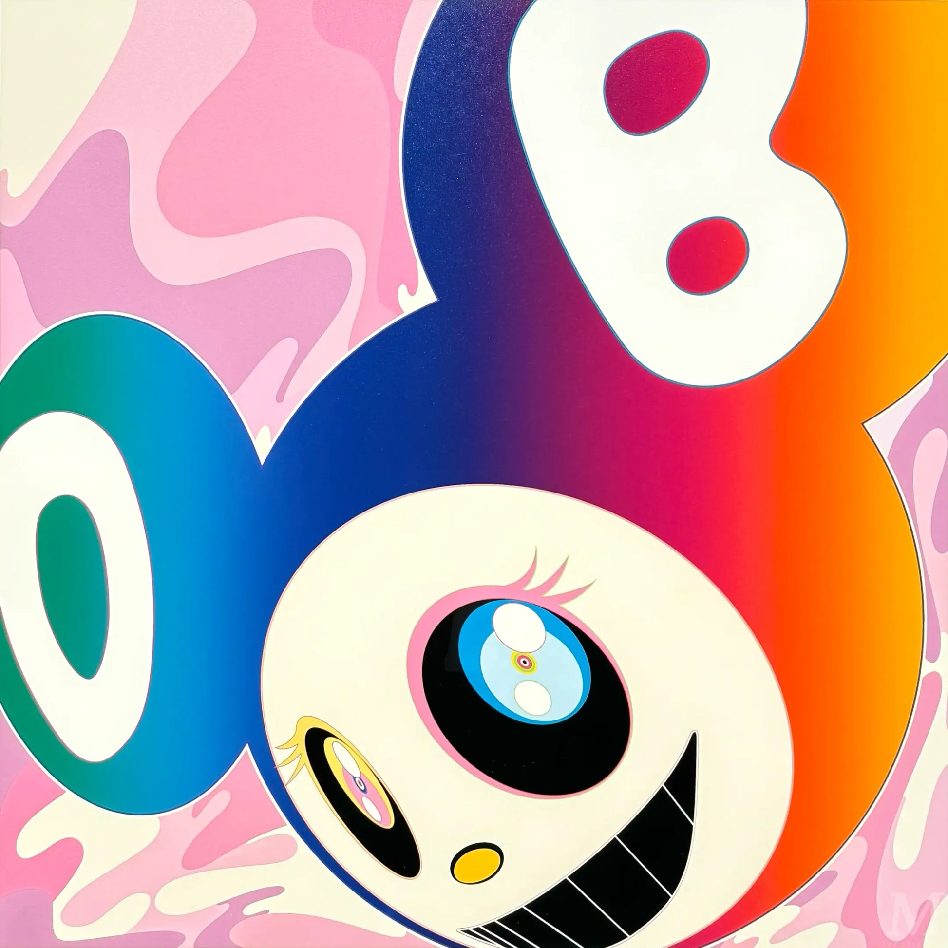 レインボーの心の中> 村上隆 版画 ED300 レインボーの心の中 村上隆 レインボーの心の中> 村上隆 版画 ED300 レインボーの心の中 村上隆