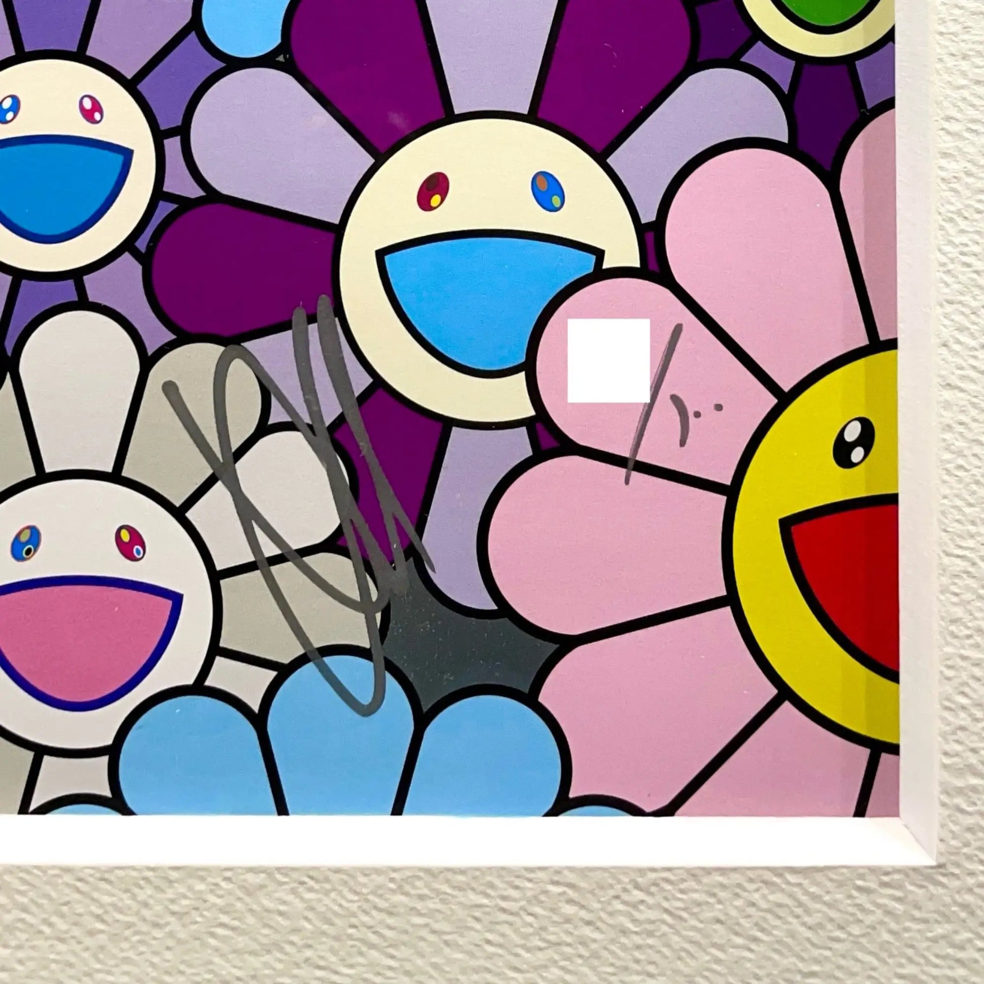 シャンペンスーパーノヴァ:マルチ+ピンクと 白のしましま 村上隆 300部限定 村上隆(Takashi Murakami)「シャンペンスーパーノヴァ マルチ+