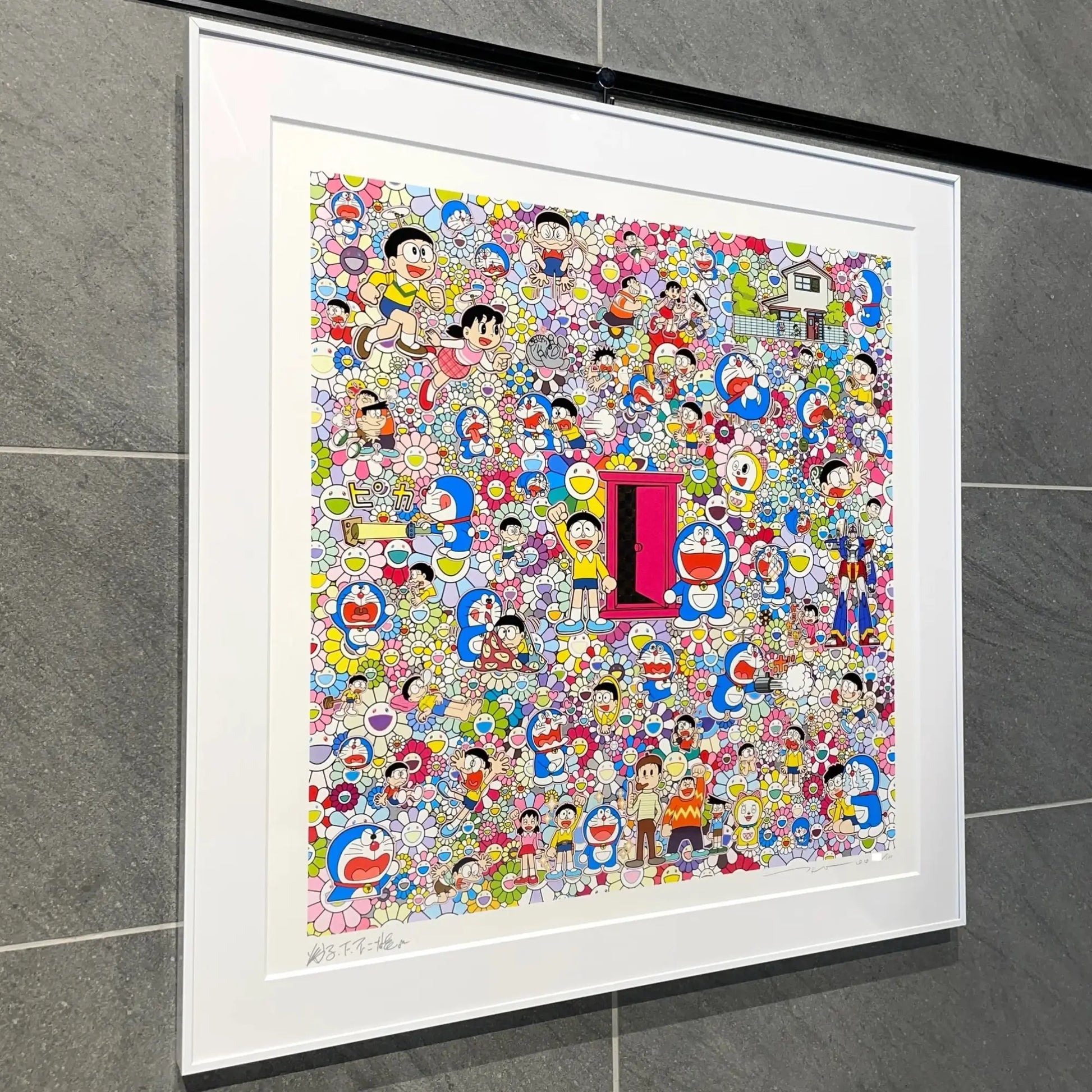 佐藤 村上隆 どこでもドア これからの人生 ED100 シルクスクリーン 佐藤 村上隆 どこでもドア これからの人生 ED100 シルクスクリーン