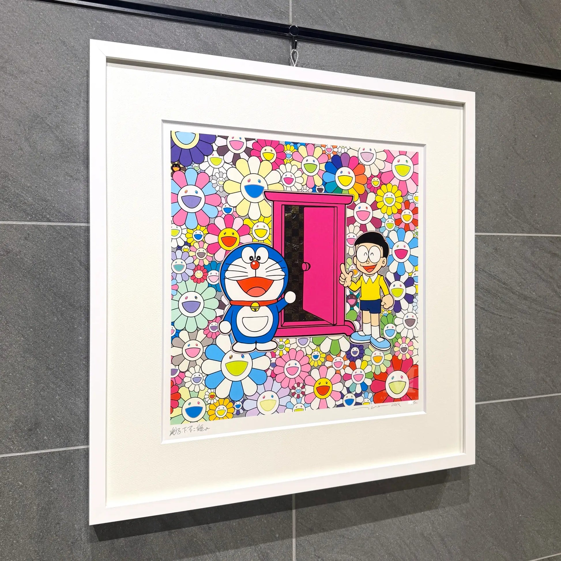 村上隆 (Takashi Murakami)「お花畑の中の「どこでもドア」」ART GALLERY M 村上隆 (Takashi Murakami)「お花畑の中の「どこでもドア」」ART GALLERY M