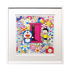 バンクシー (Banksy)「Love is in the Air (GOLD)/WCP Reproduction バンクシー (Banksy)「Love is in the Air (GOLD)/WCP Reproduction