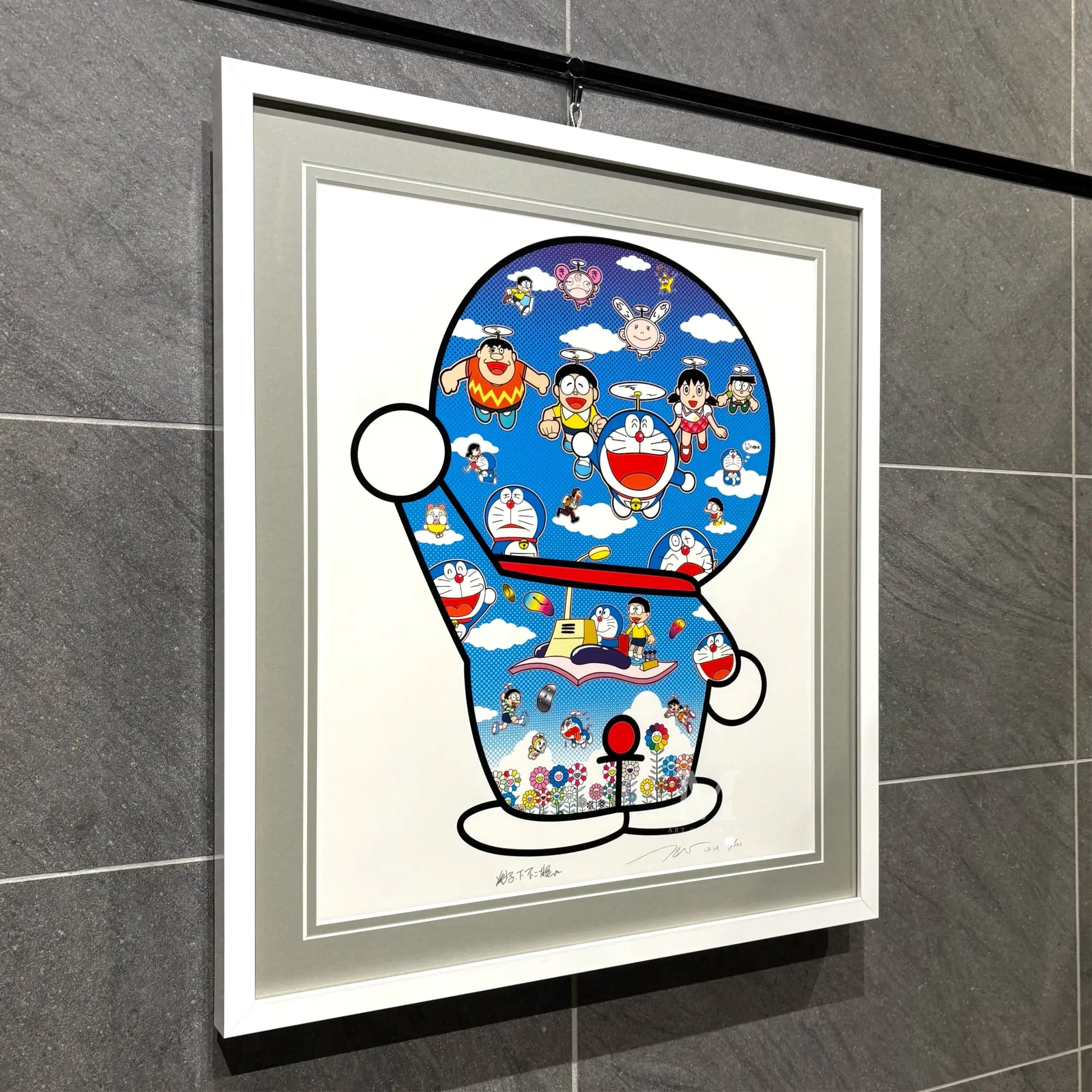 村上隆 (Takashi Murakami)「青空の下のドラえもん達」ART GALLERY M 村上隆 (Takashi Murakami)「青空の下のドラえもん達」ART GALLERY M