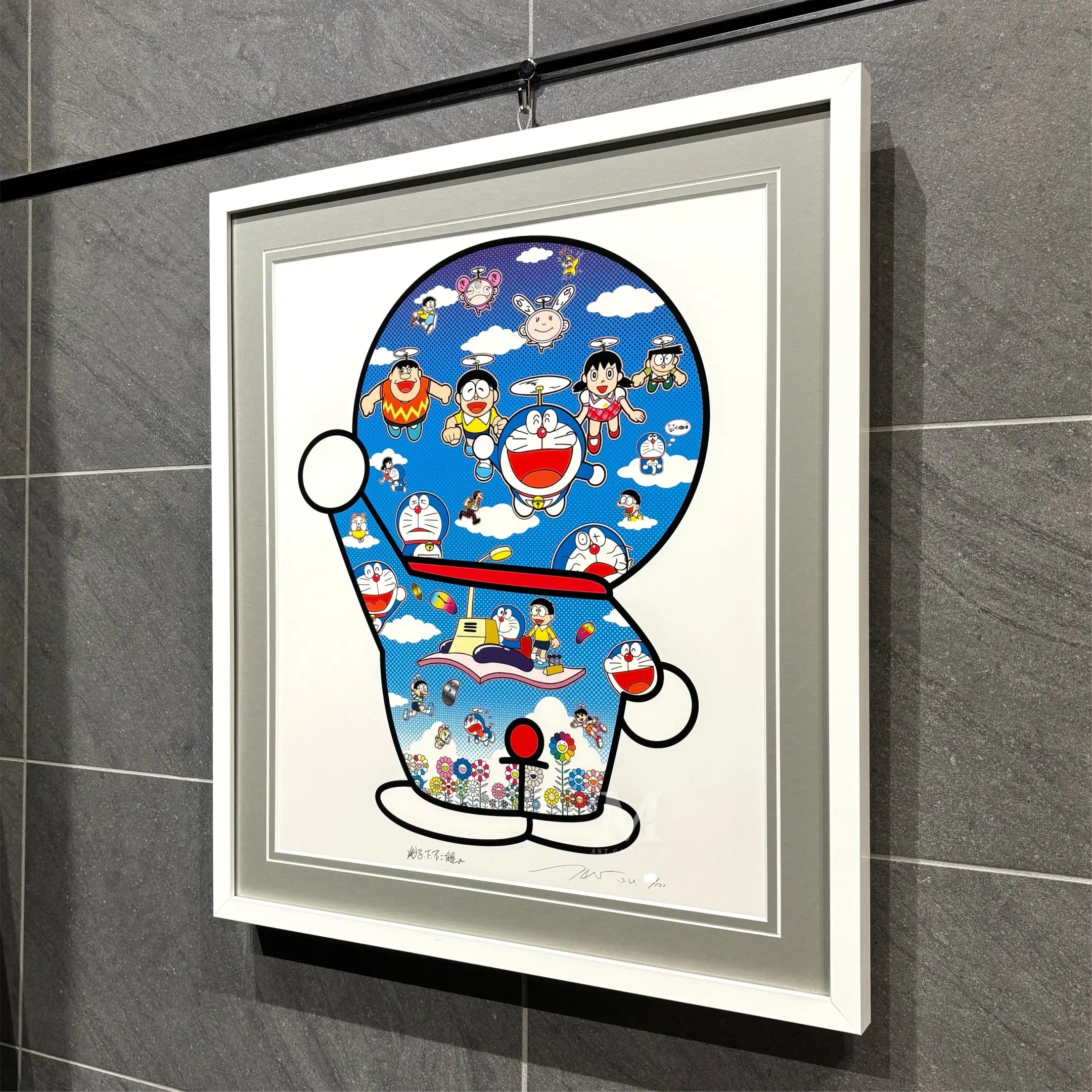 村上隆 (Takashi ドラえもん | 版画 ED300 M Murakami えいえいおー