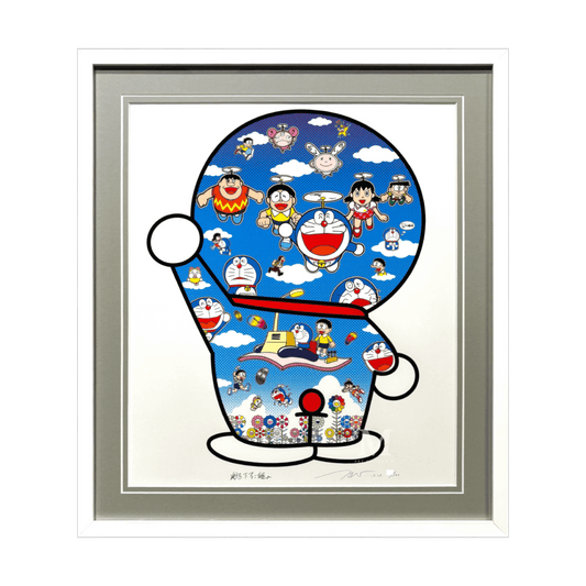 青空の下のドラえもん達