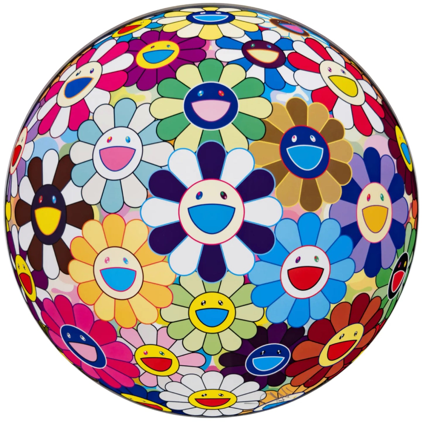 村上隆 (Takashi Murakami)「フラワーボール(3-D)幼稚園」ART GALLERY M 村上隆 (Takashi Murakami)「フラワーボール(3-D)幼稚園」ART GALLERY M