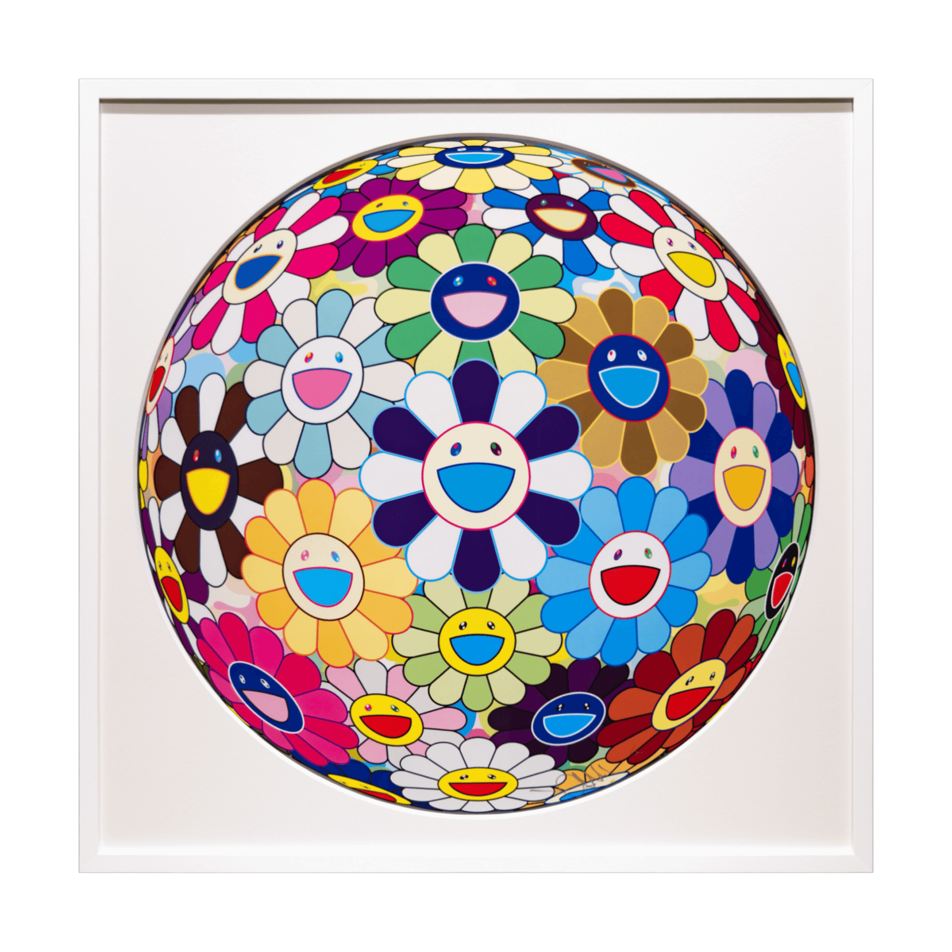 村上隆 (Takashi Murakami)「フラワーボール(3-D)幼稚園」ART GALLERY M 村上隆 (Takashi Murakami)「フラワーボール(3-D)幼稚園」ART GALLERY M