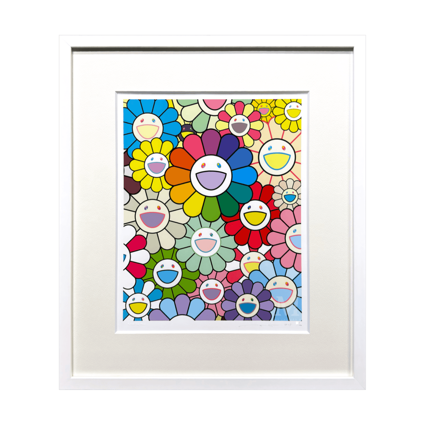 村上隆 (Takashi Murakami)「花好財旺 マルチカラー」ART GALLERY M 村上隆 (Takashi Murakami)「花好財旺 マルチカラー」ART GALLERY M