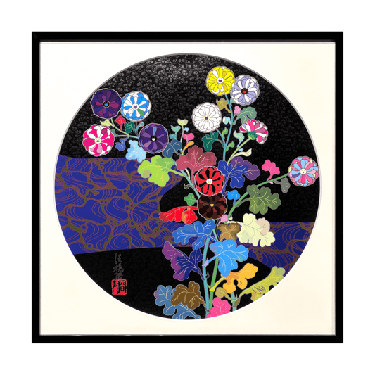 村上隆 京都 光琳 もののけフラワー ポスター 村上隆(Takashi Murakami)「京都 光琳 もののけフラワー」ART