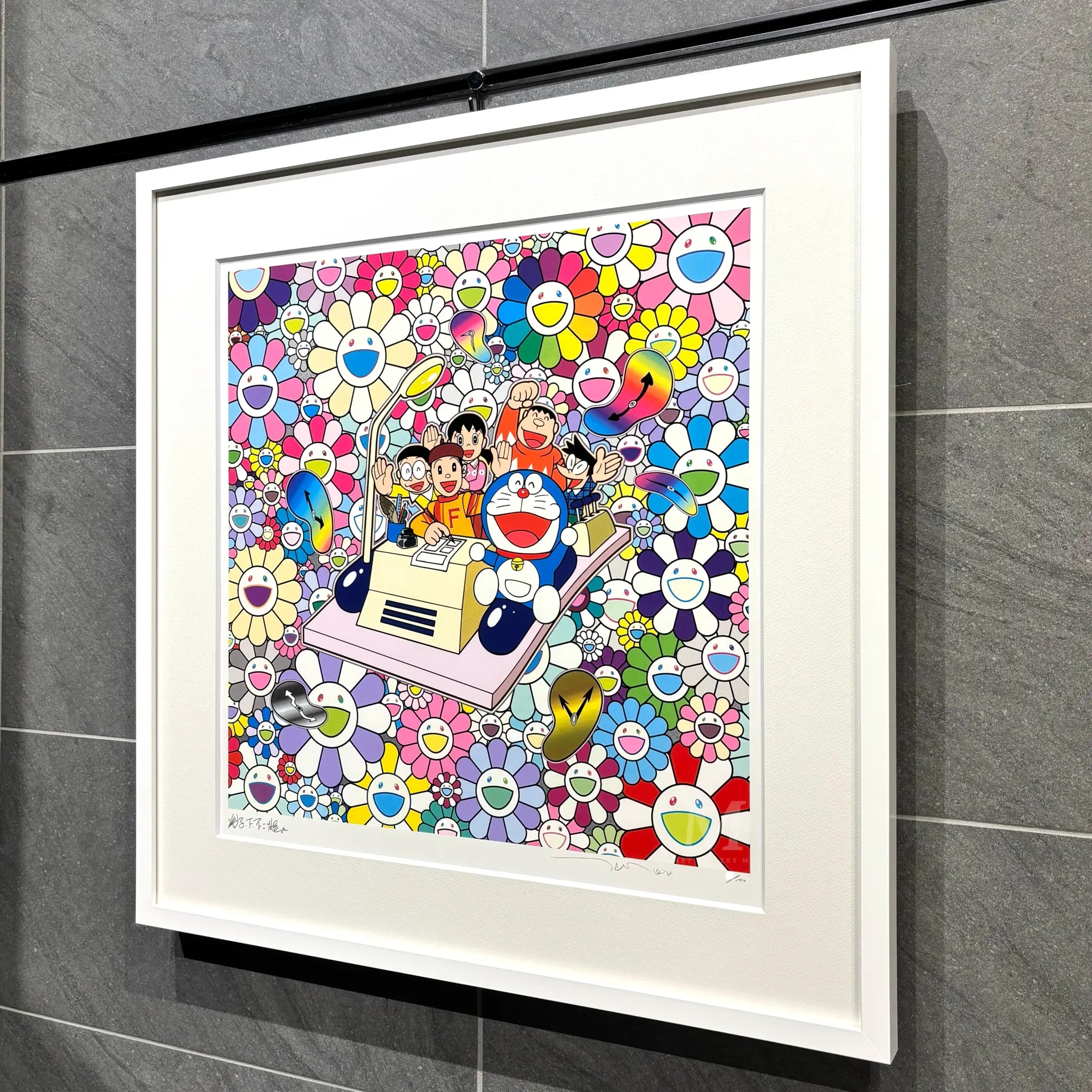 タイムマシンでレッツゴー 版画 村上隆 Zingaro ドラえもん